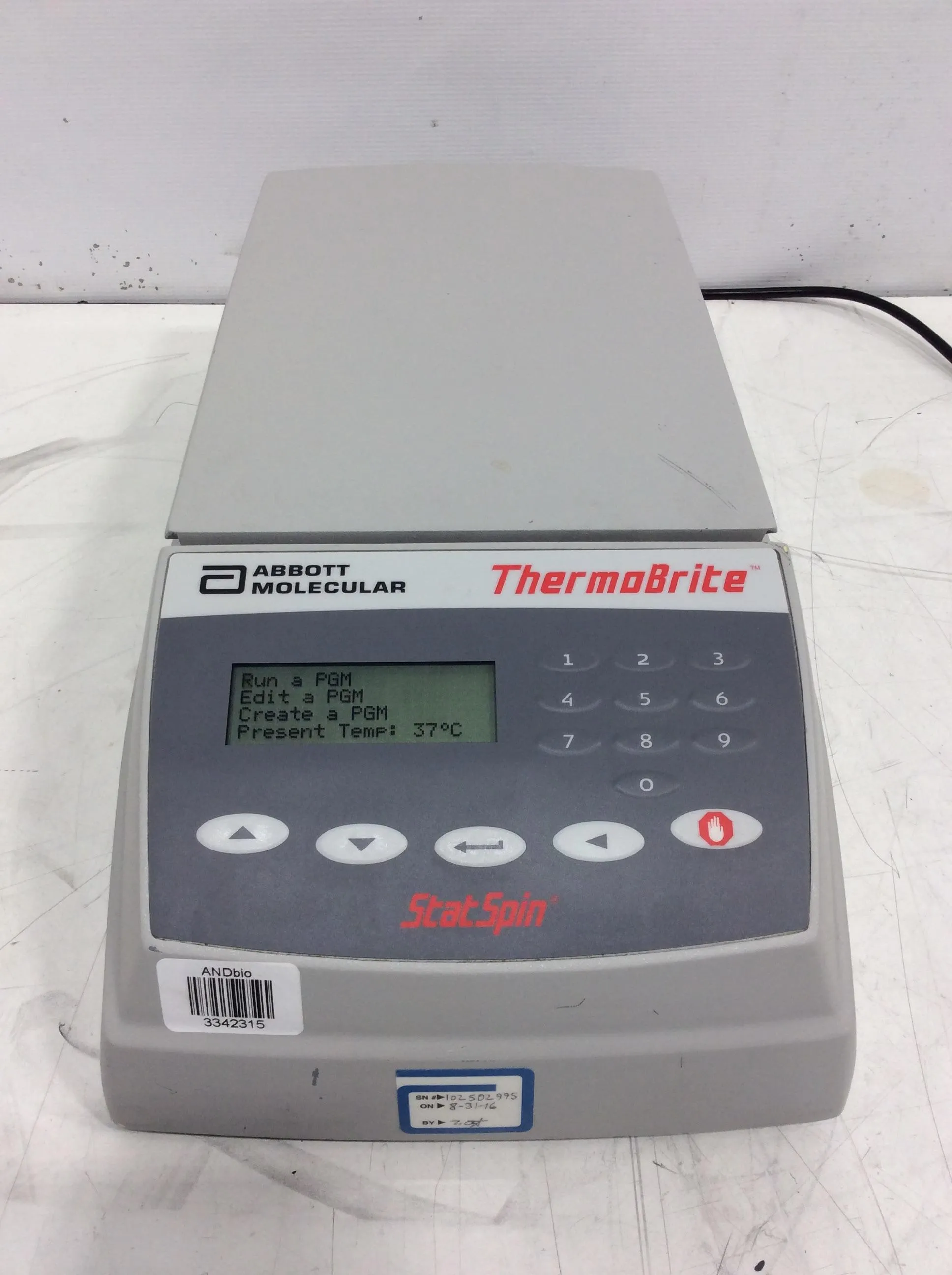 Abbott ThermoBrite StatSpin Programmable Slide Hybridization S500-12 Molecular Biology Equipment