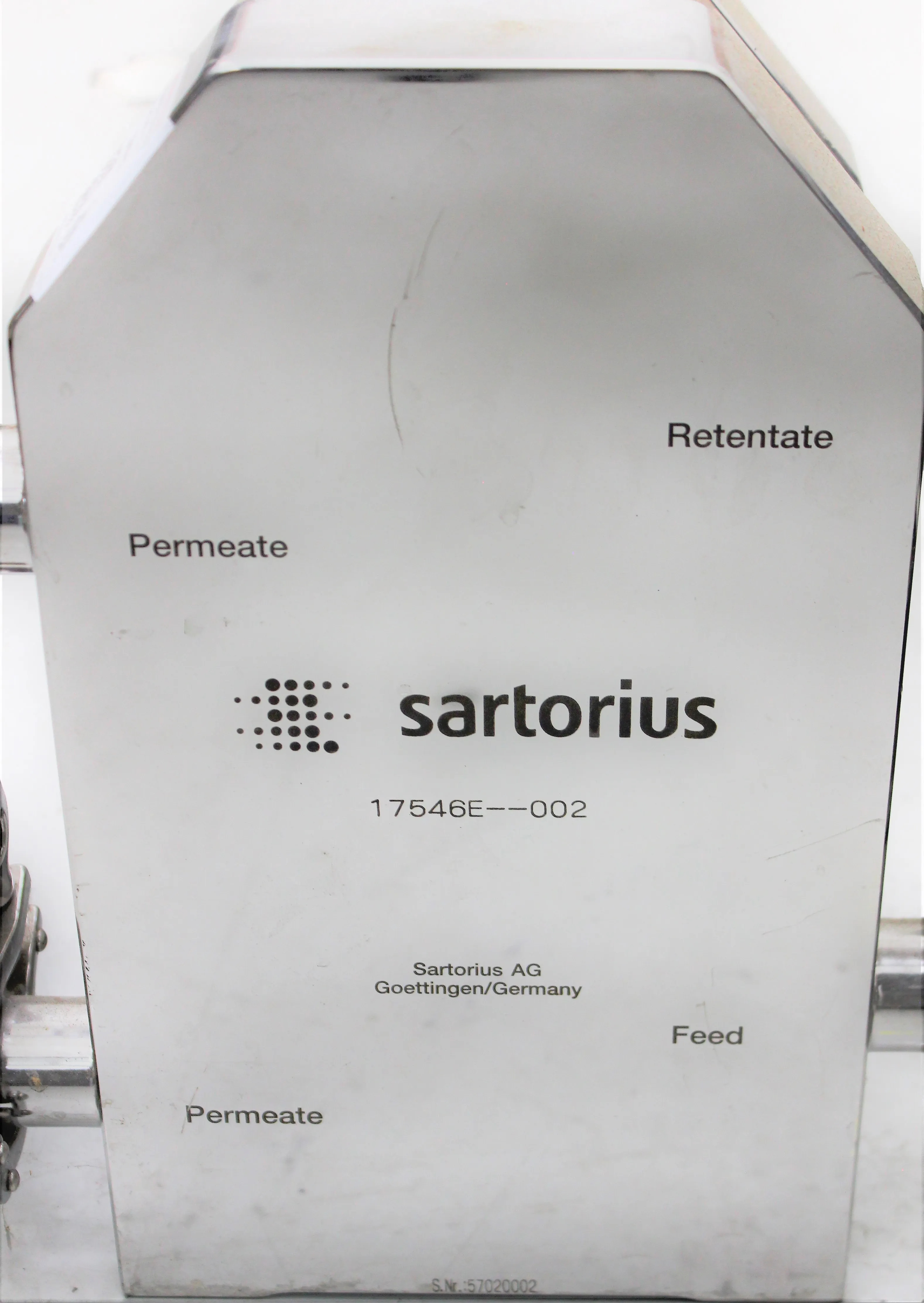 Sartorius TFF Stainless Steel Holder 106A Post-Viral Final bulk UF/DF