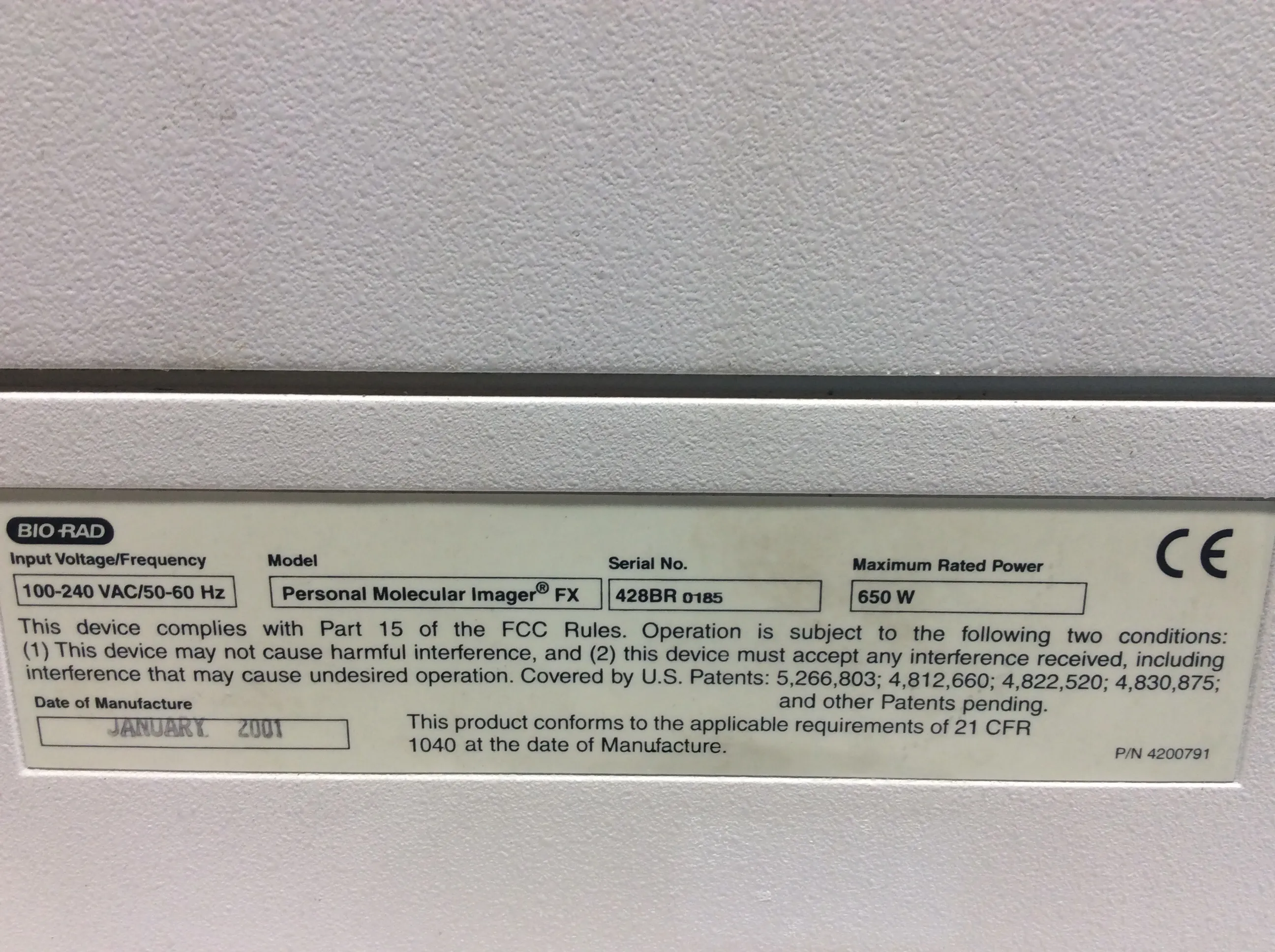 BIO-RAD Personal Molecular Imager FX - Used Laboratory Equipment