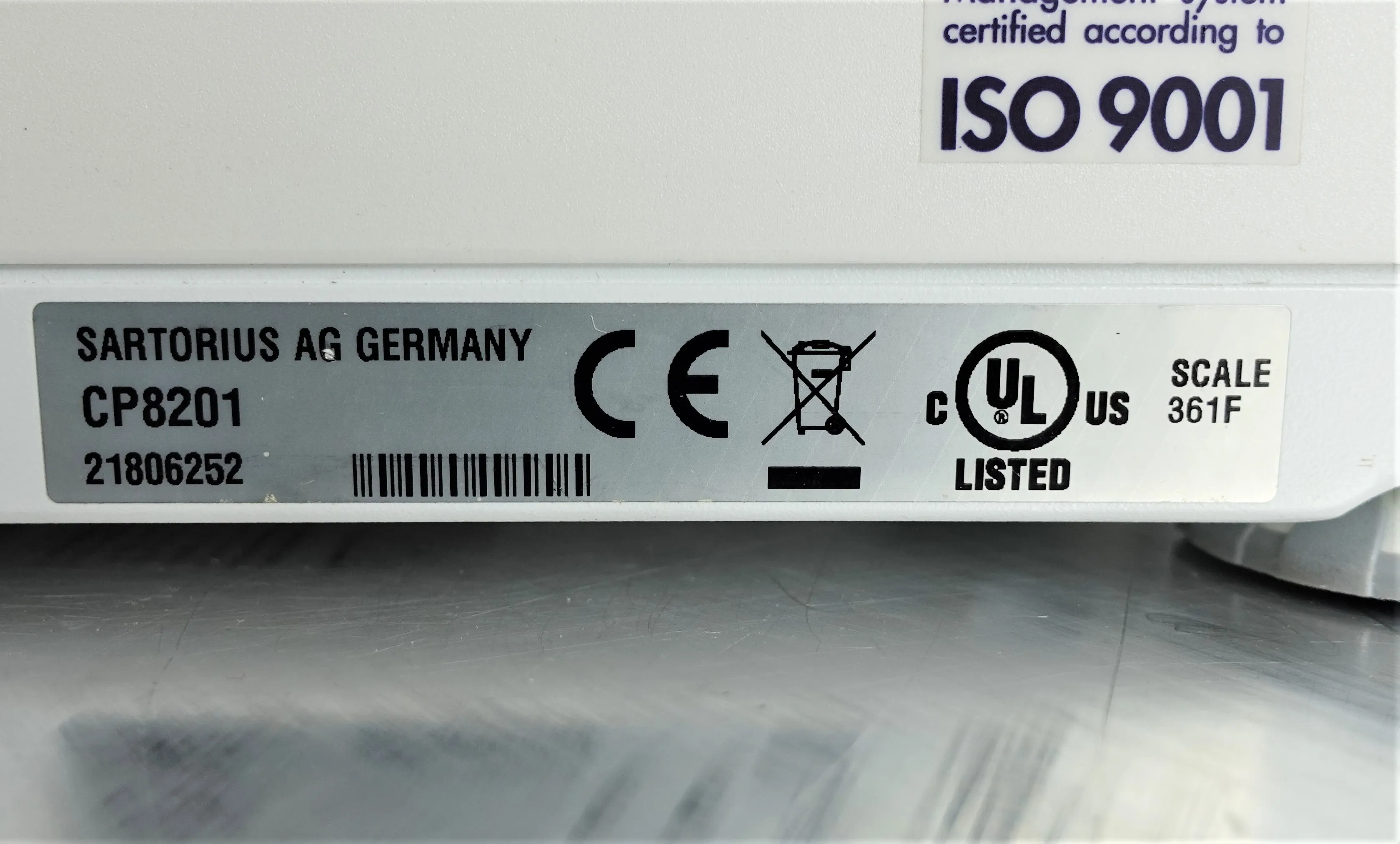 Sartorius CP Lab Bench Scale CP8201 8200g 230v