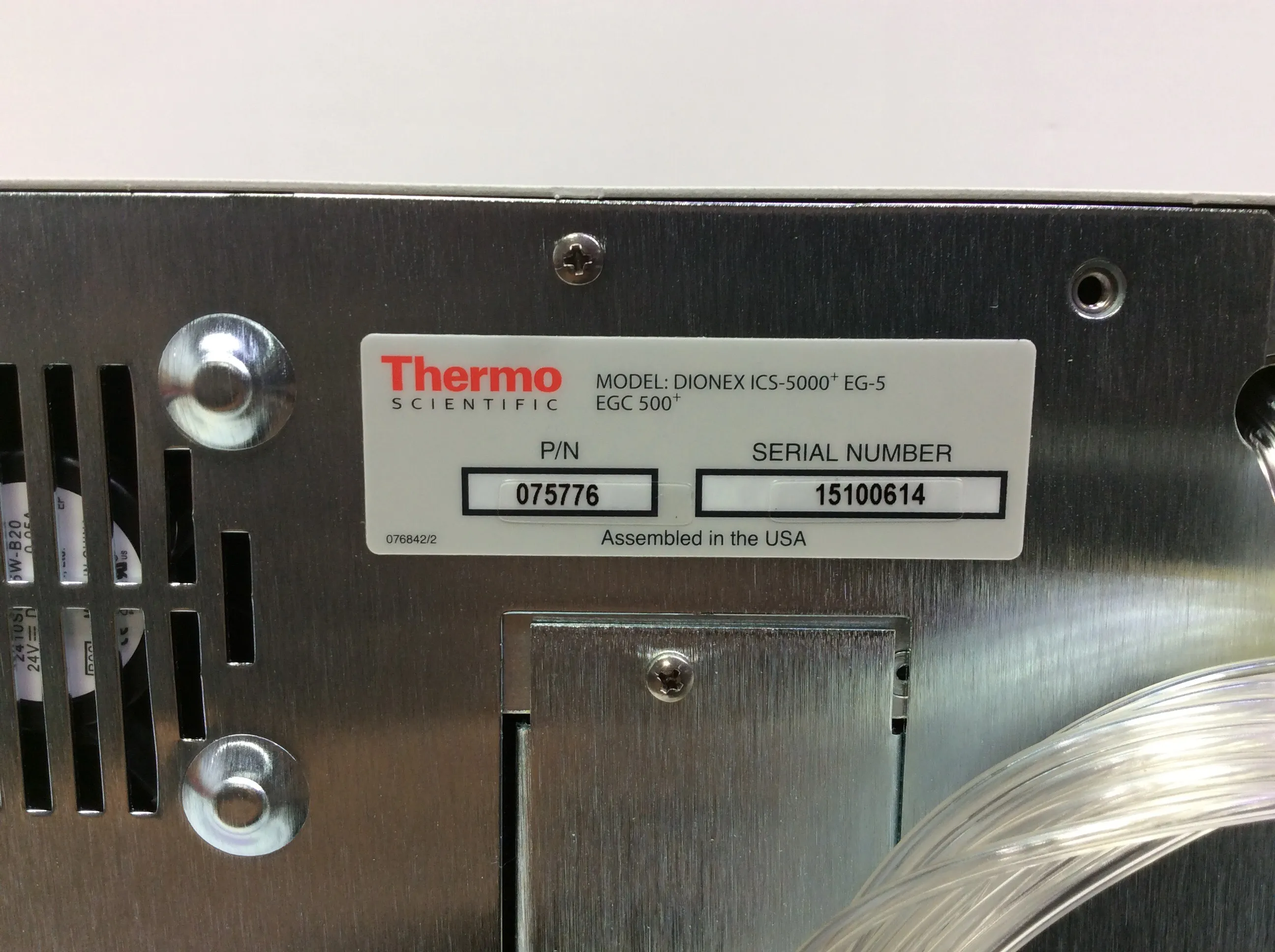 Thermo Scientific Dionex ICS-5000+ EG-5 EGC 500