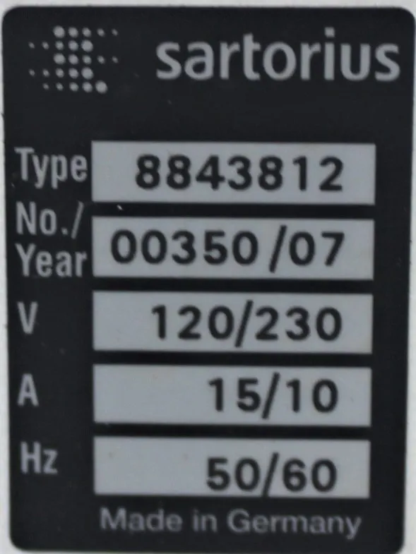 Sartorius Biostat A plus Bioreactor System 8843812