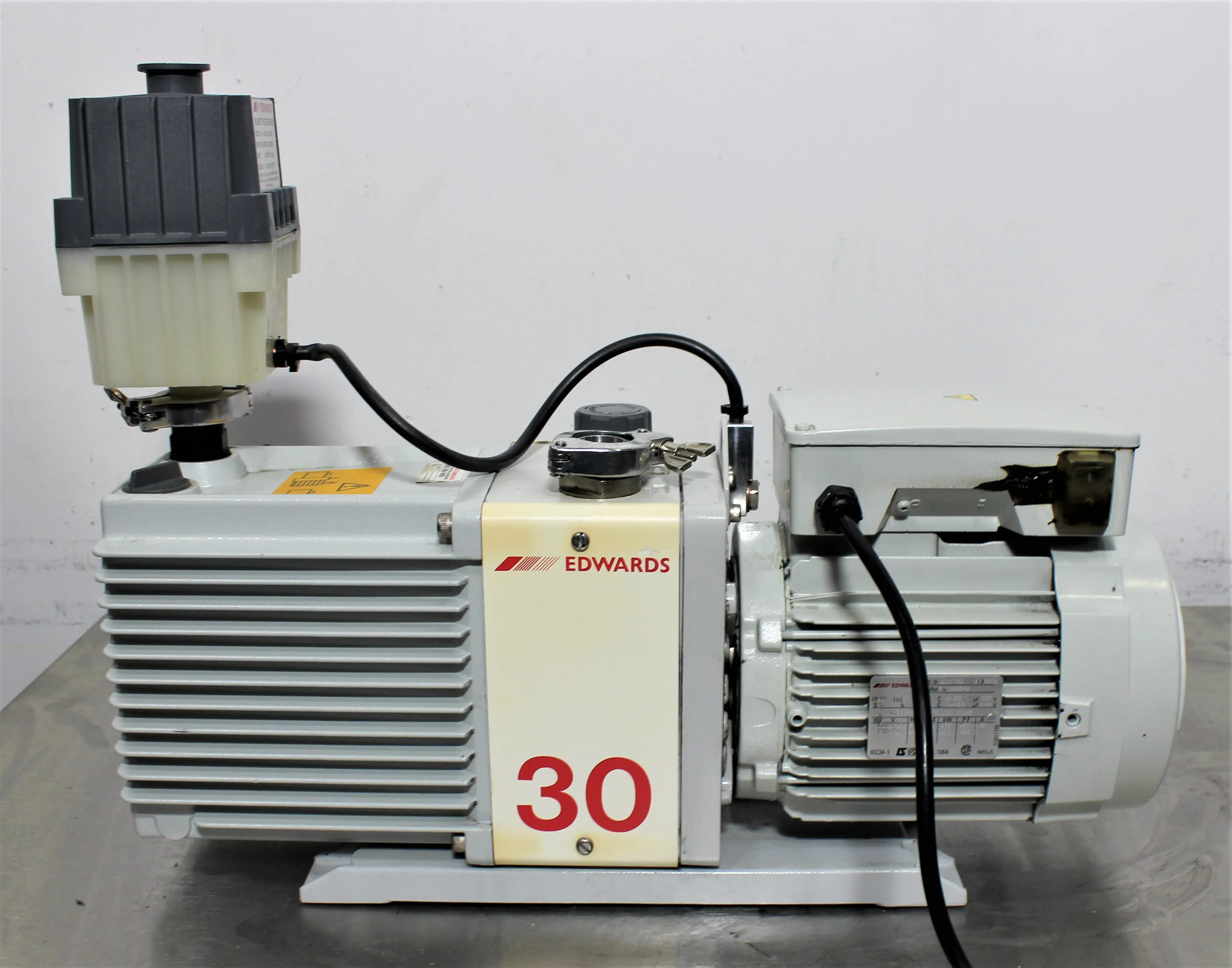 Edwards E2M30 Rotary Vane Vacuum Pump 208V - Used