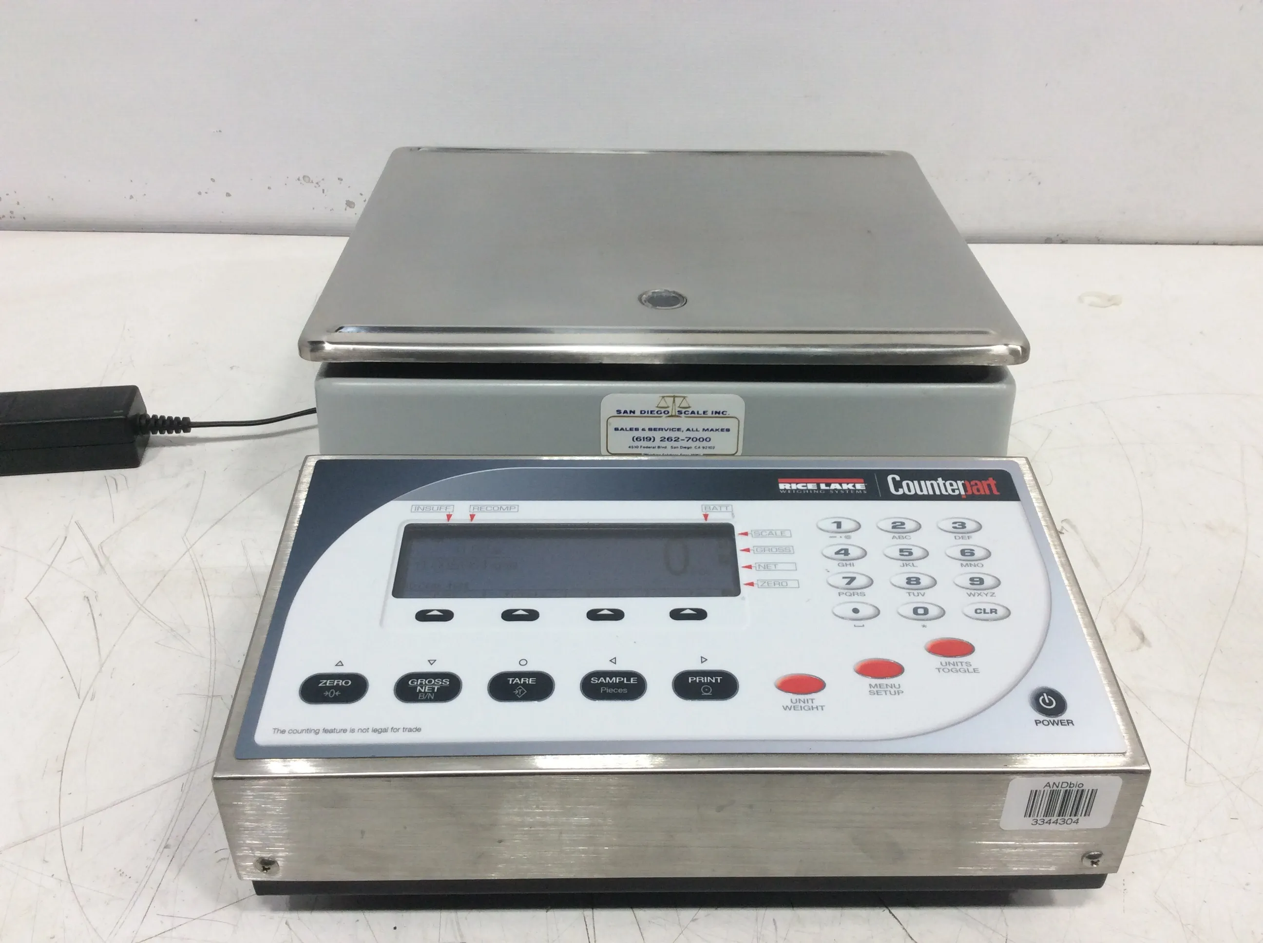 Used Rice Lake Weighing Systems CounterPart Analytical Balance for Laboratory