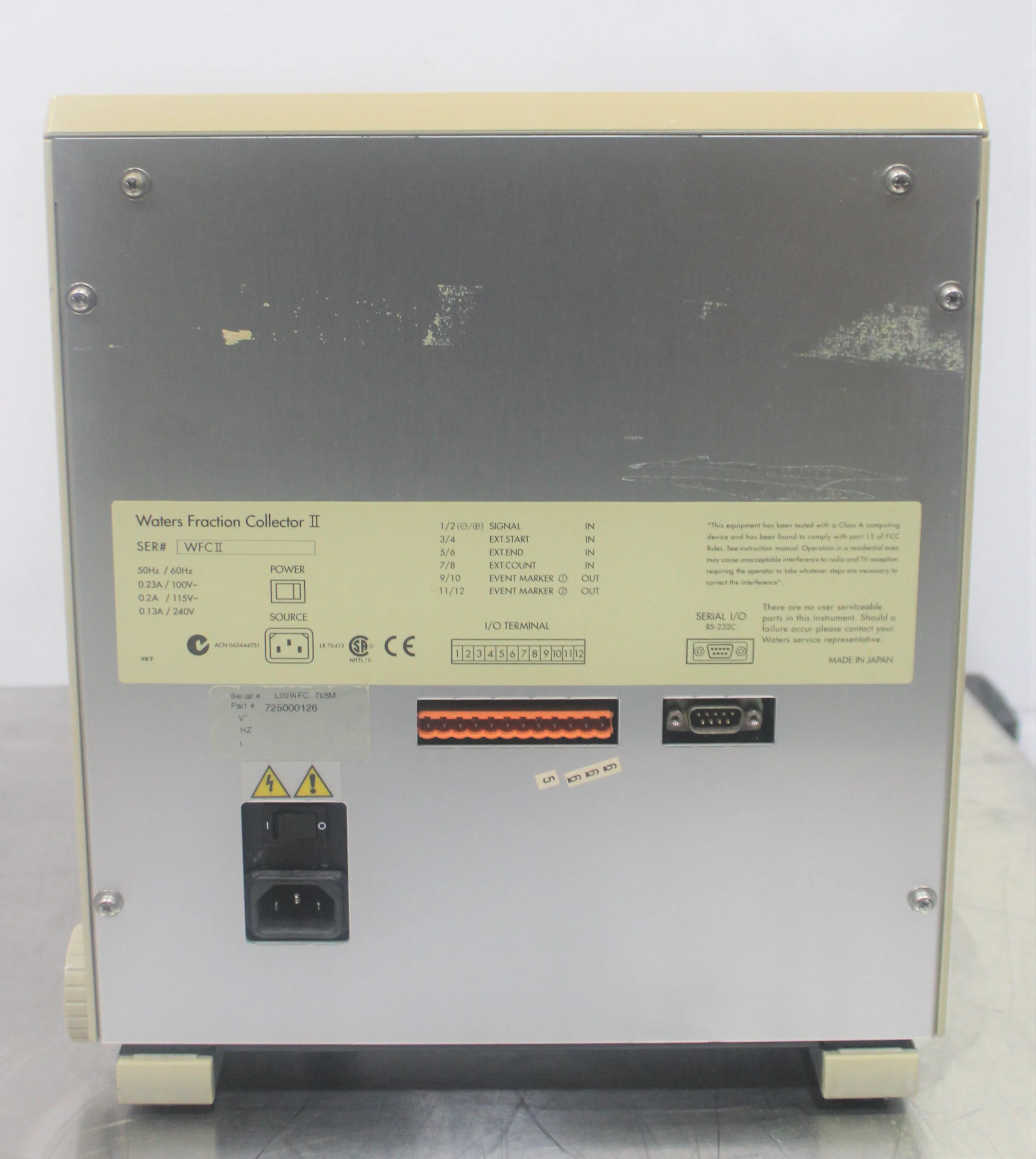 Waters WFC II Auto Sampler Fraction Collector - Used Lab Equipment HPLC / FPLC / GC / CE