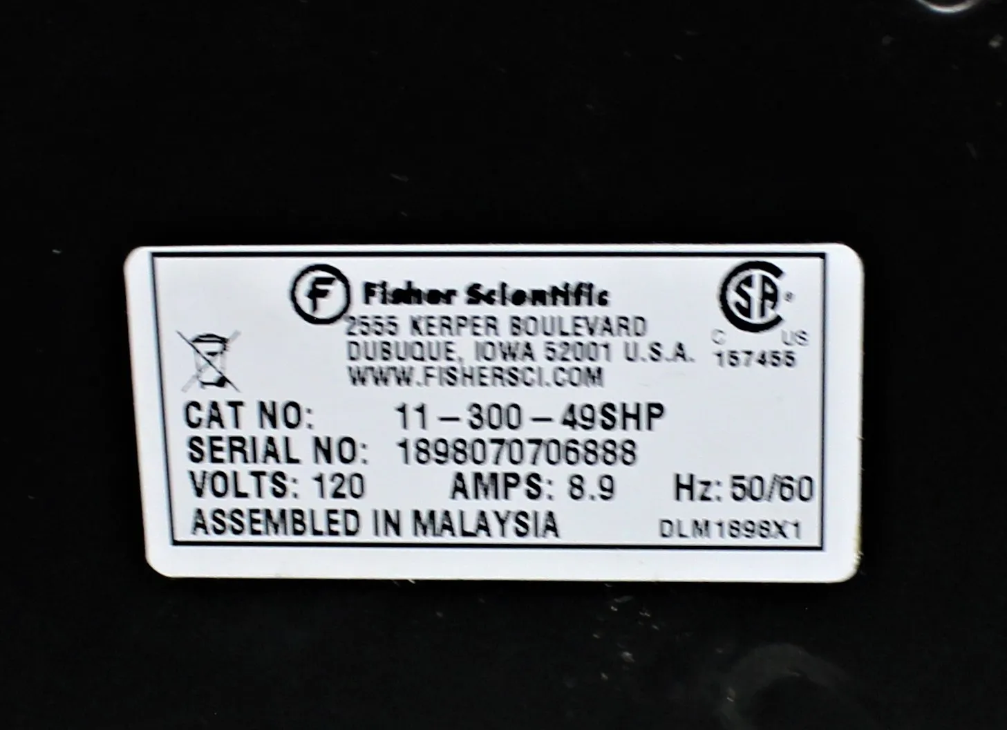 Fisher Scientific Isotemp Digital Plate Stirrer #11-300-49SHP