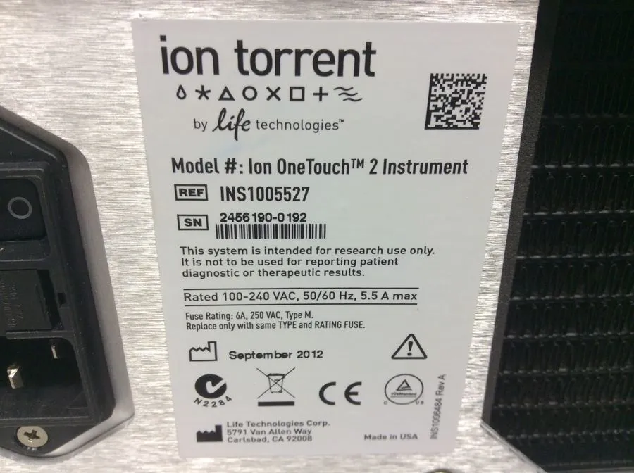 Life Technologies Ion Torrent One Touch 2 PCR Thermal Cycler