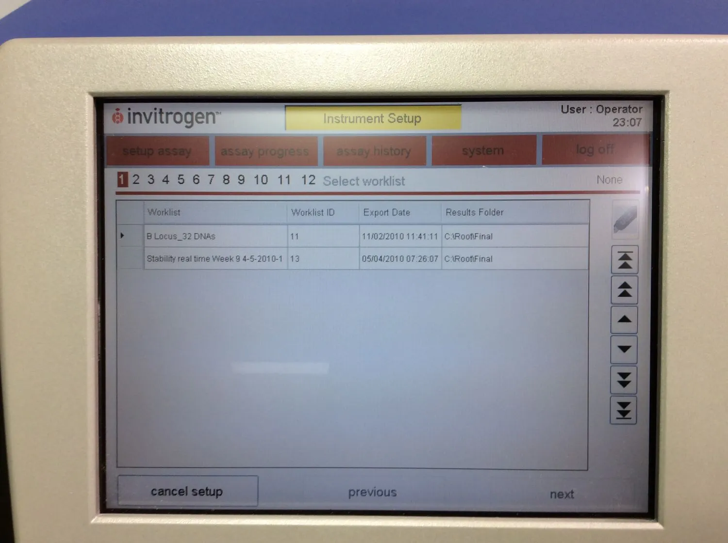 Invitrogen Prodigy Microarray System Model 2000DX