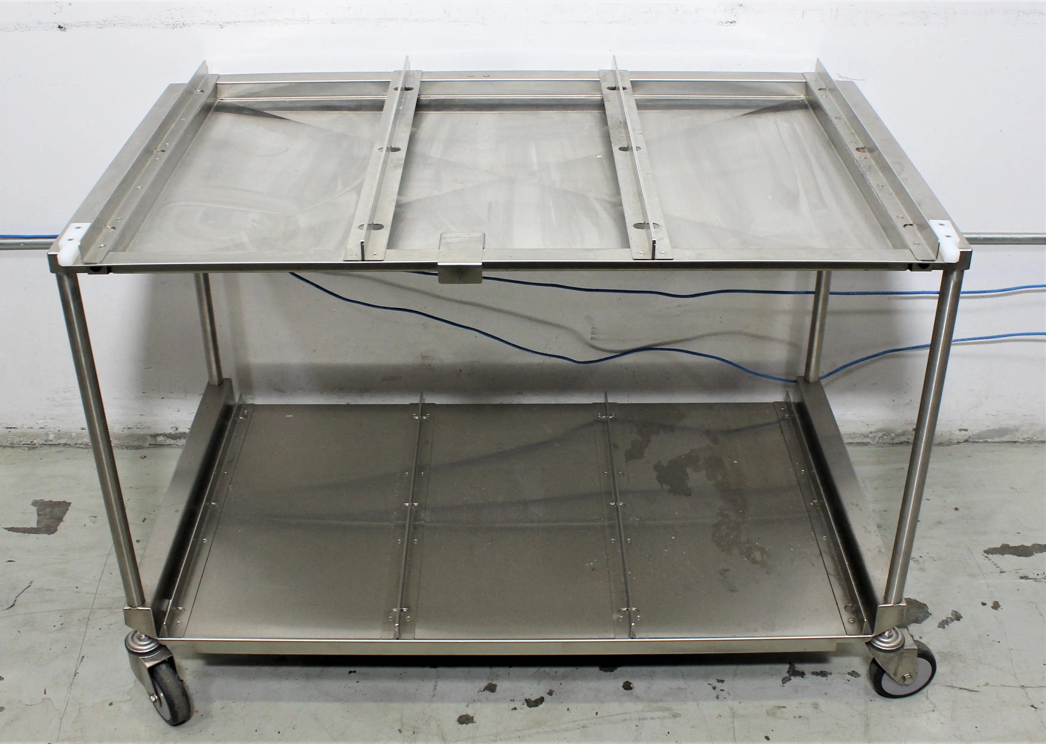 Used Laboratory Equipment Cart with Stainless Steel Construction