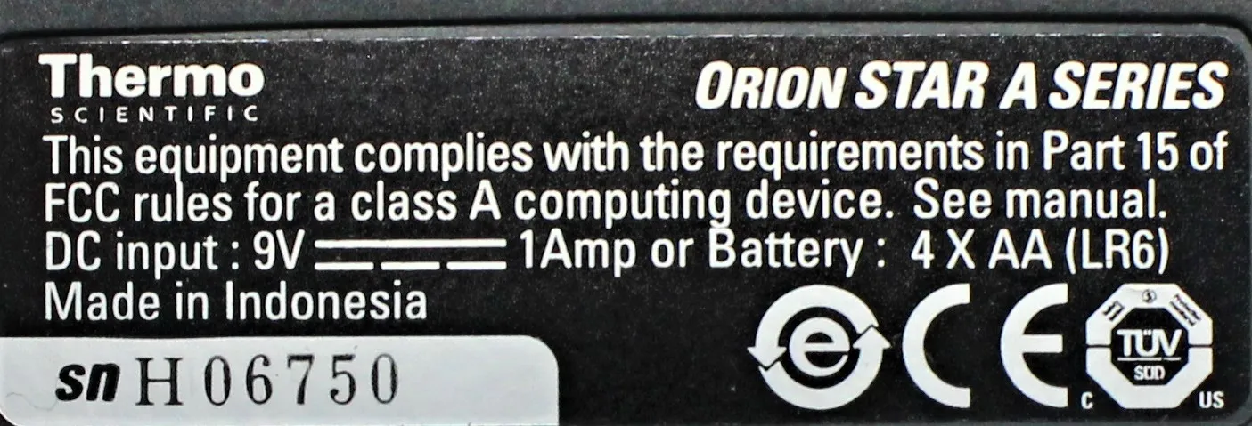 Thermo Scientific Orion Star A123 Dissolved Oxygen Portable Meter