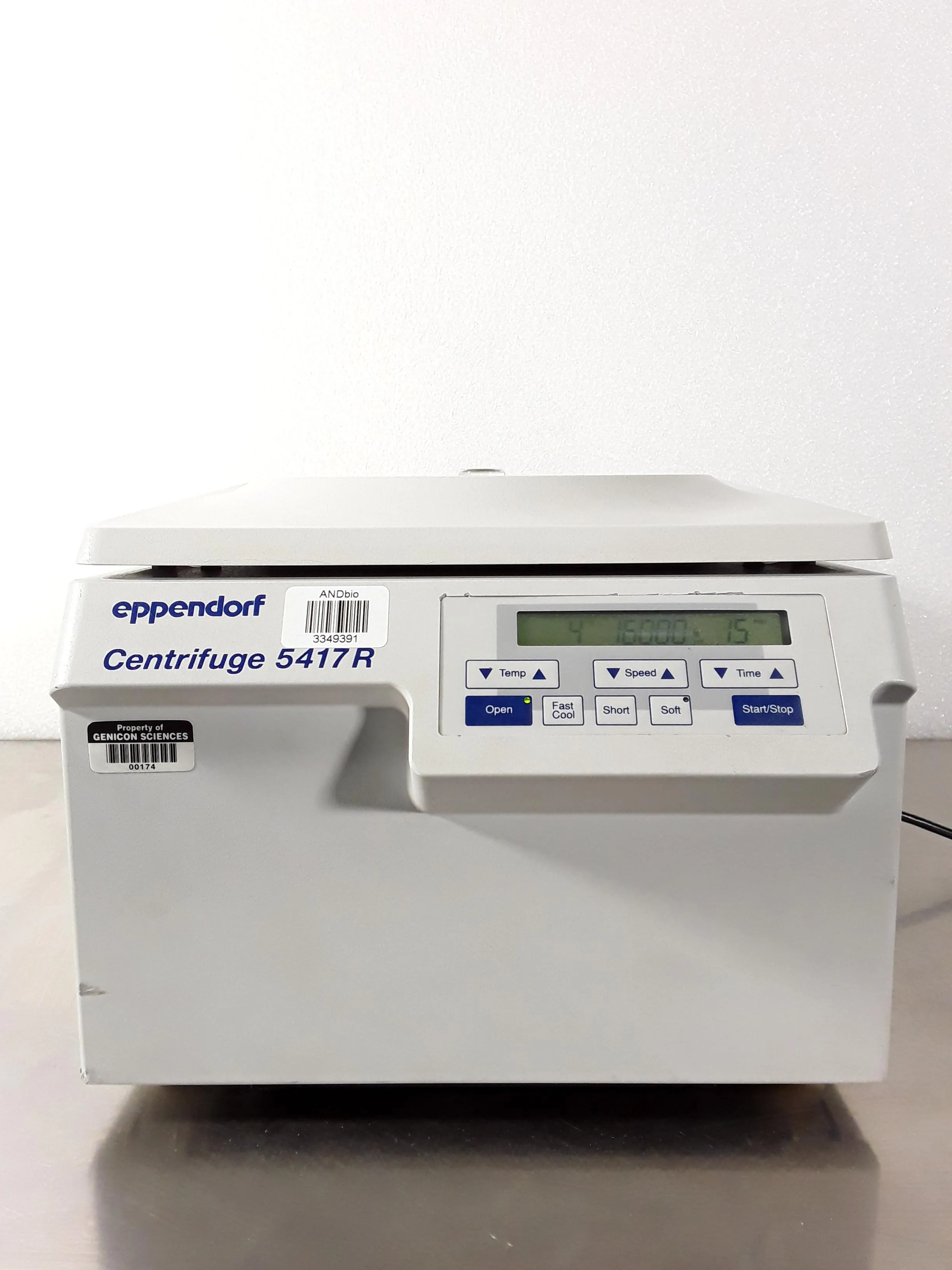 Eppendorf 5417R Benchtop Centrifuge Used Lab Equipment