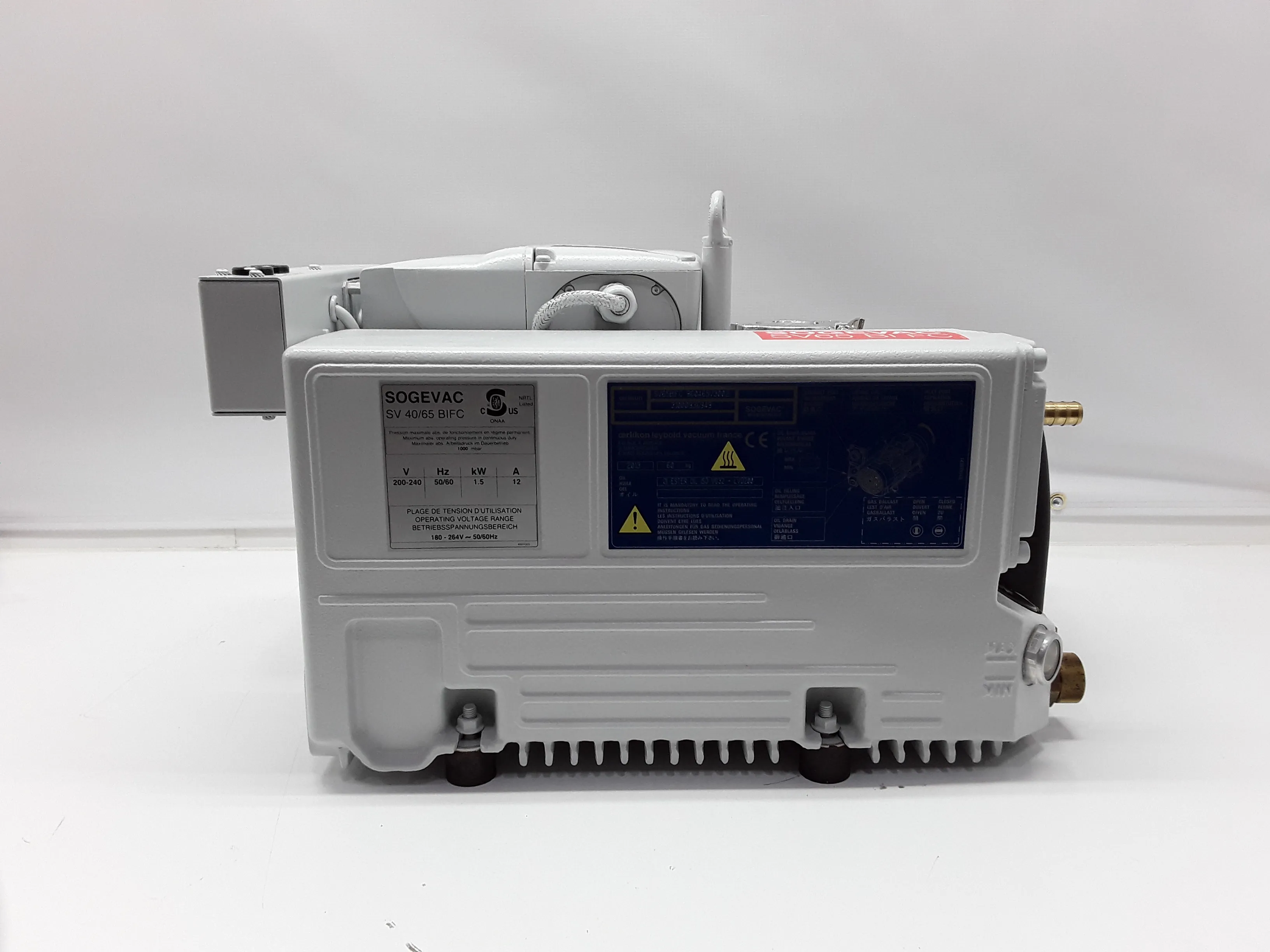 Sogevac SV65 BI FC - Vacuum Pump Class 1