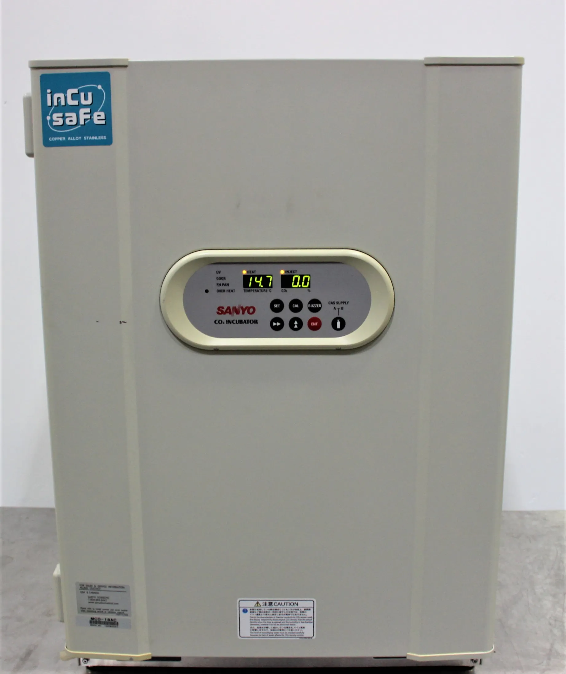 Sanyo MCO-18AC CO2 Incubator