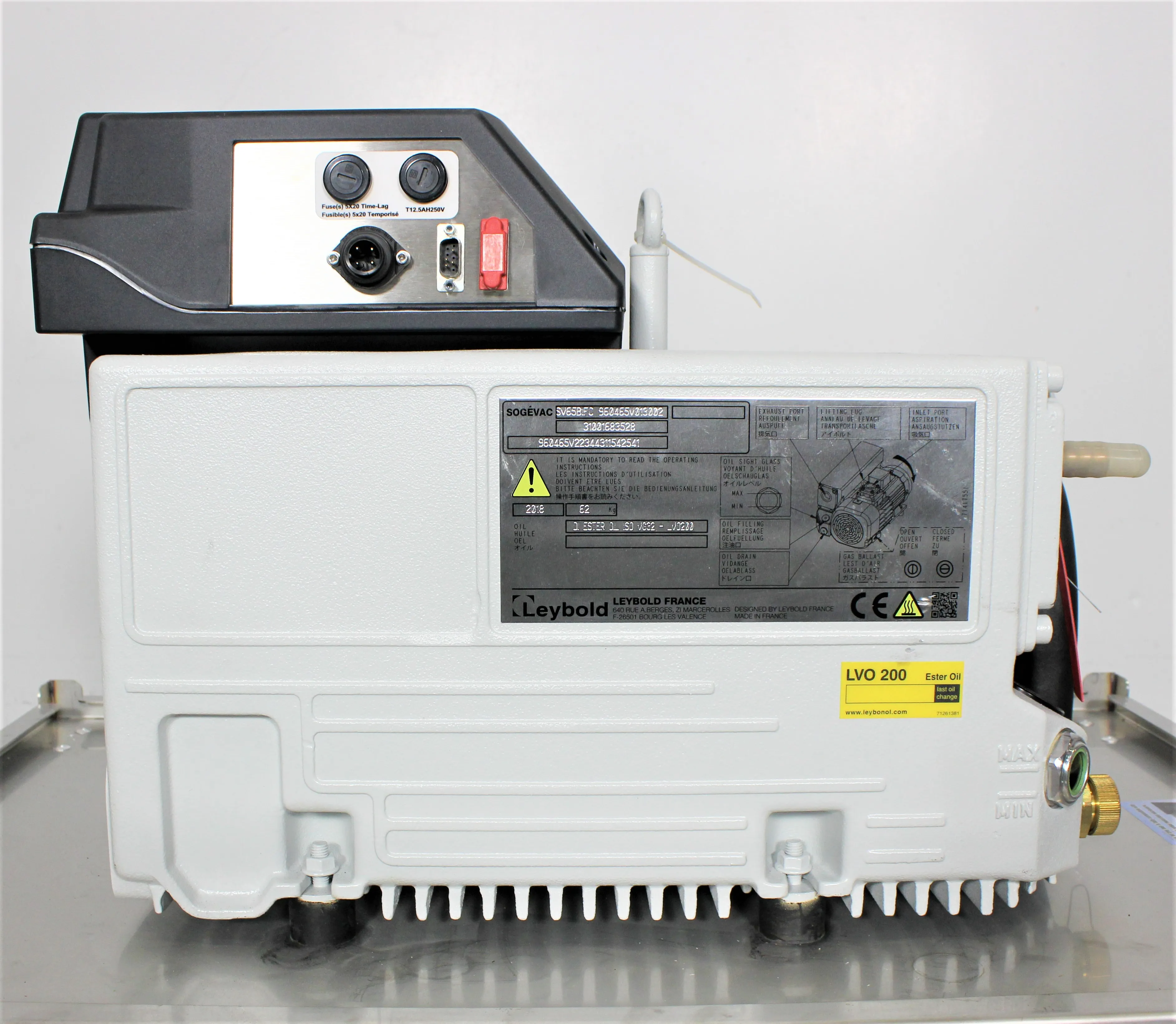 Leybold Sogevac SV40/65 BI FC Vacuum Pump - Used, 240V