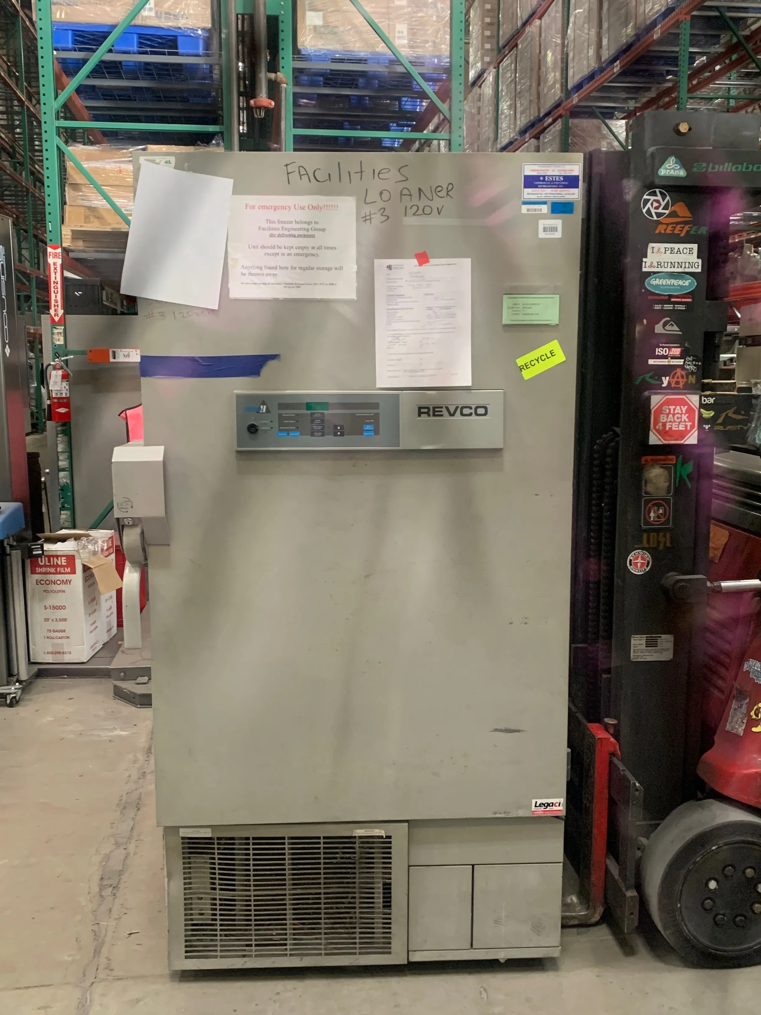 Revco Model ULT2540-9-D40 Freezer