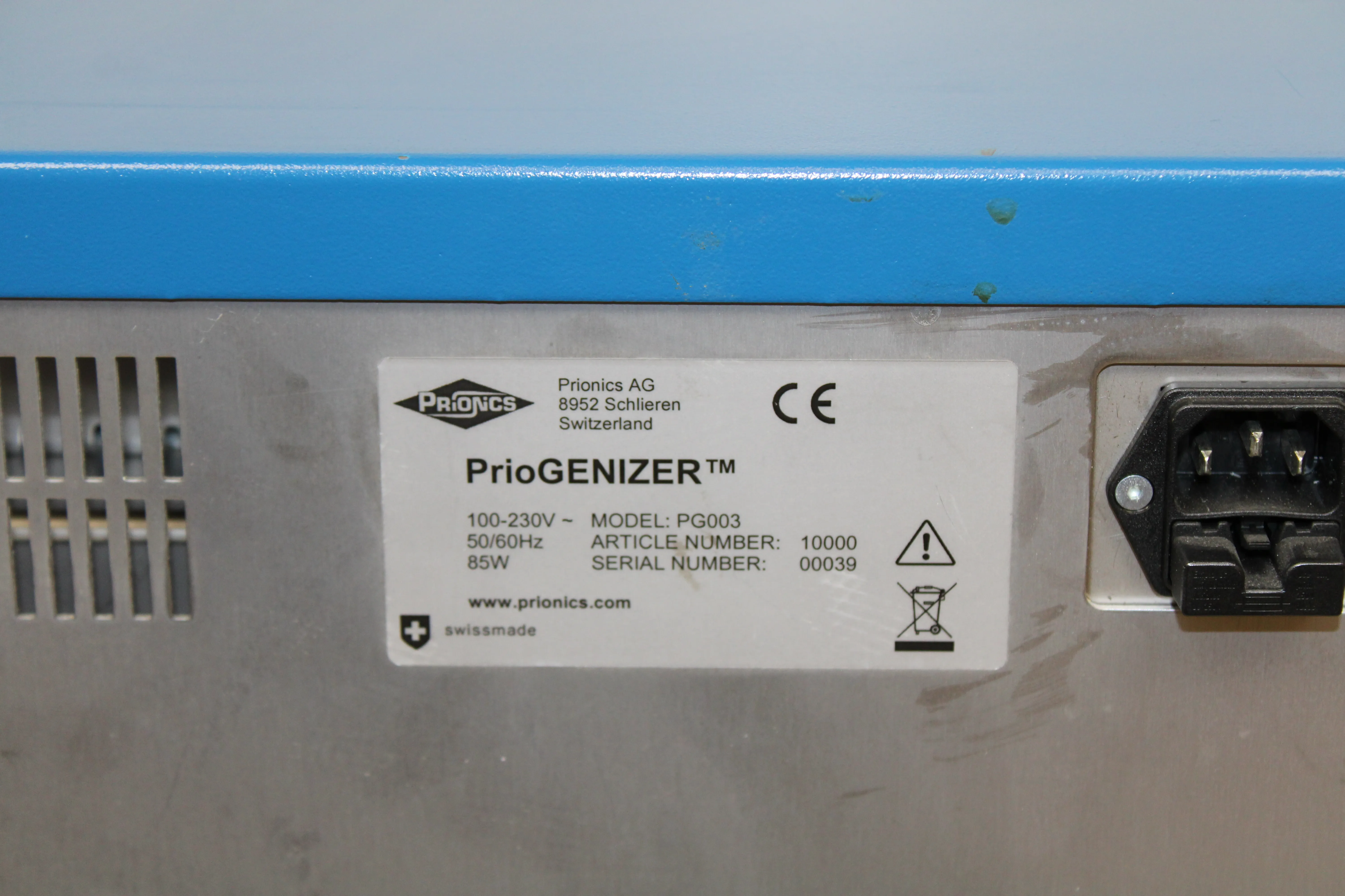 Prionics PrioGENIZER Homogenizer