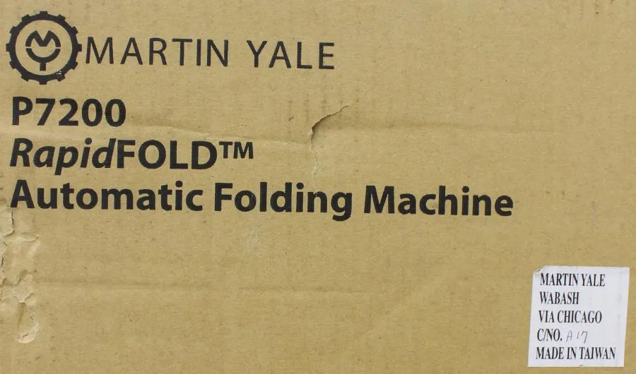 Martin Yale P7200 RapidFOLD Automatic Folding machine Prep7200