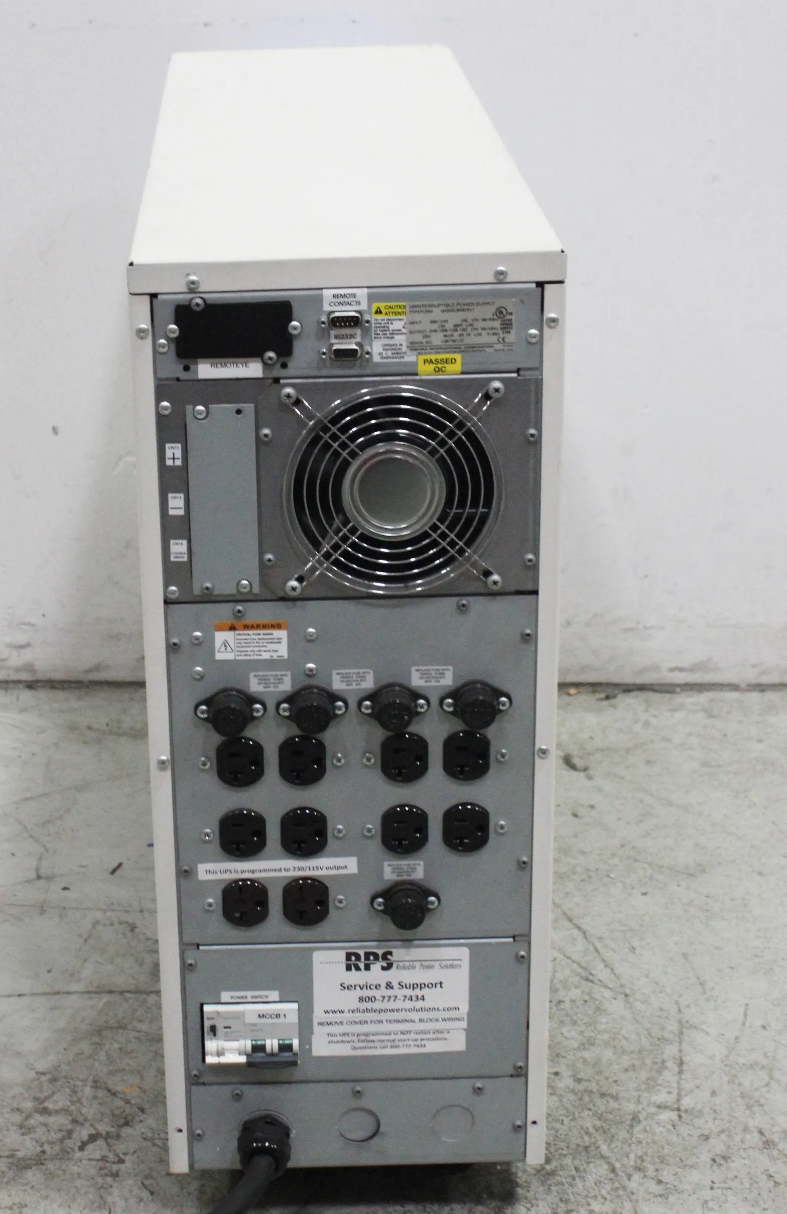 Toshiba 1600XP UPS 6kVA On-Line Uninterruptable Power Supply UH3G2L060C61T