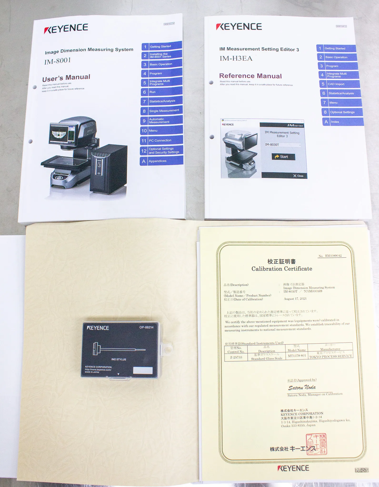 Keyence IM-8000 Series Image Dimension Measurement System IM-8030T