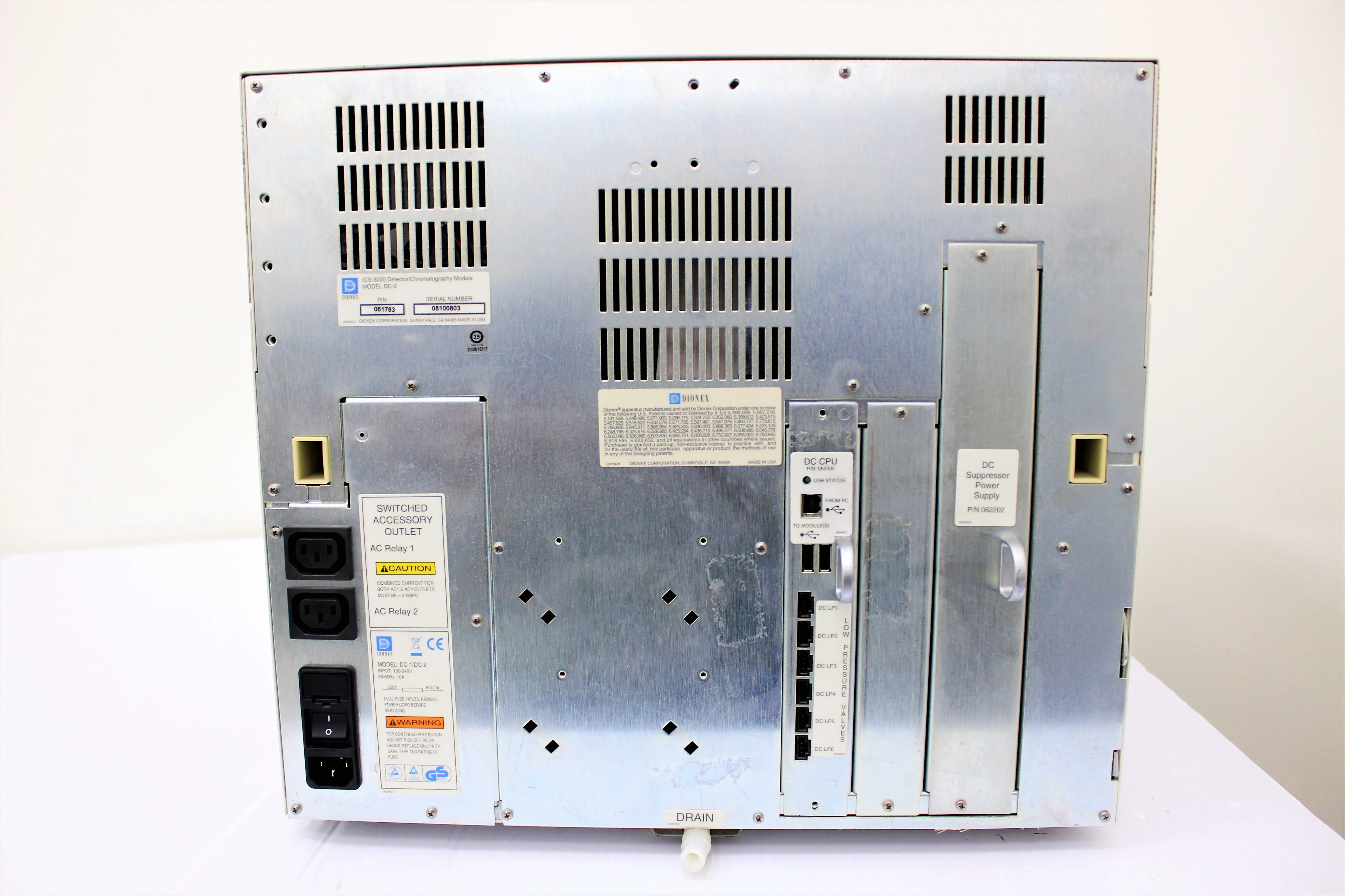 DIONEX ICS-3000 DC-2 Detector Chromatography Module