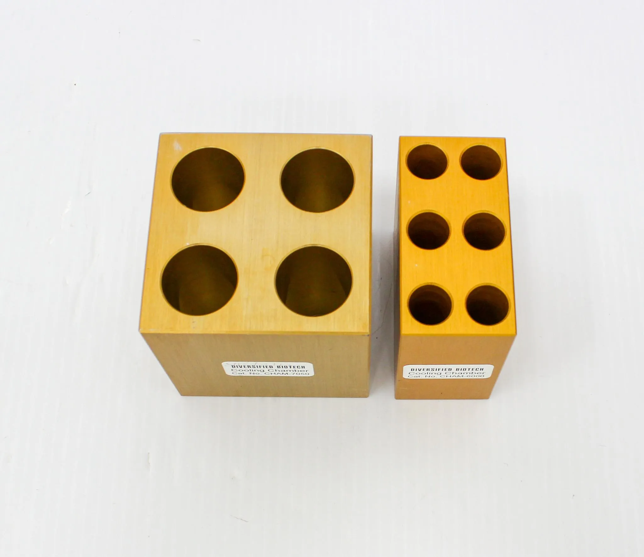 Diversified Biotech Dry Block Modules CHAM-6000 and 7050 Tubes