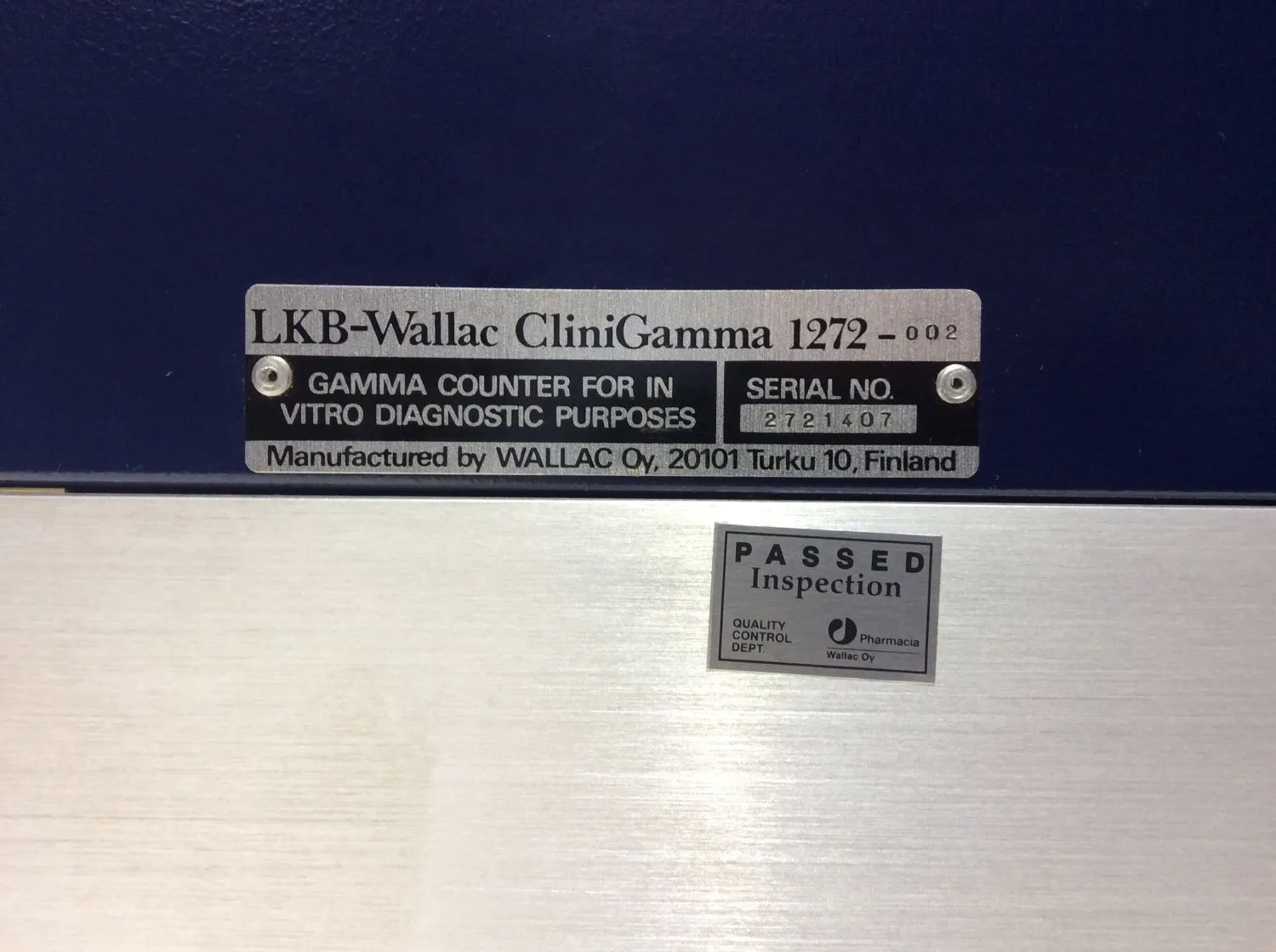 LKB Wallac 1272 CliniGamma Automatic Gamma Counter