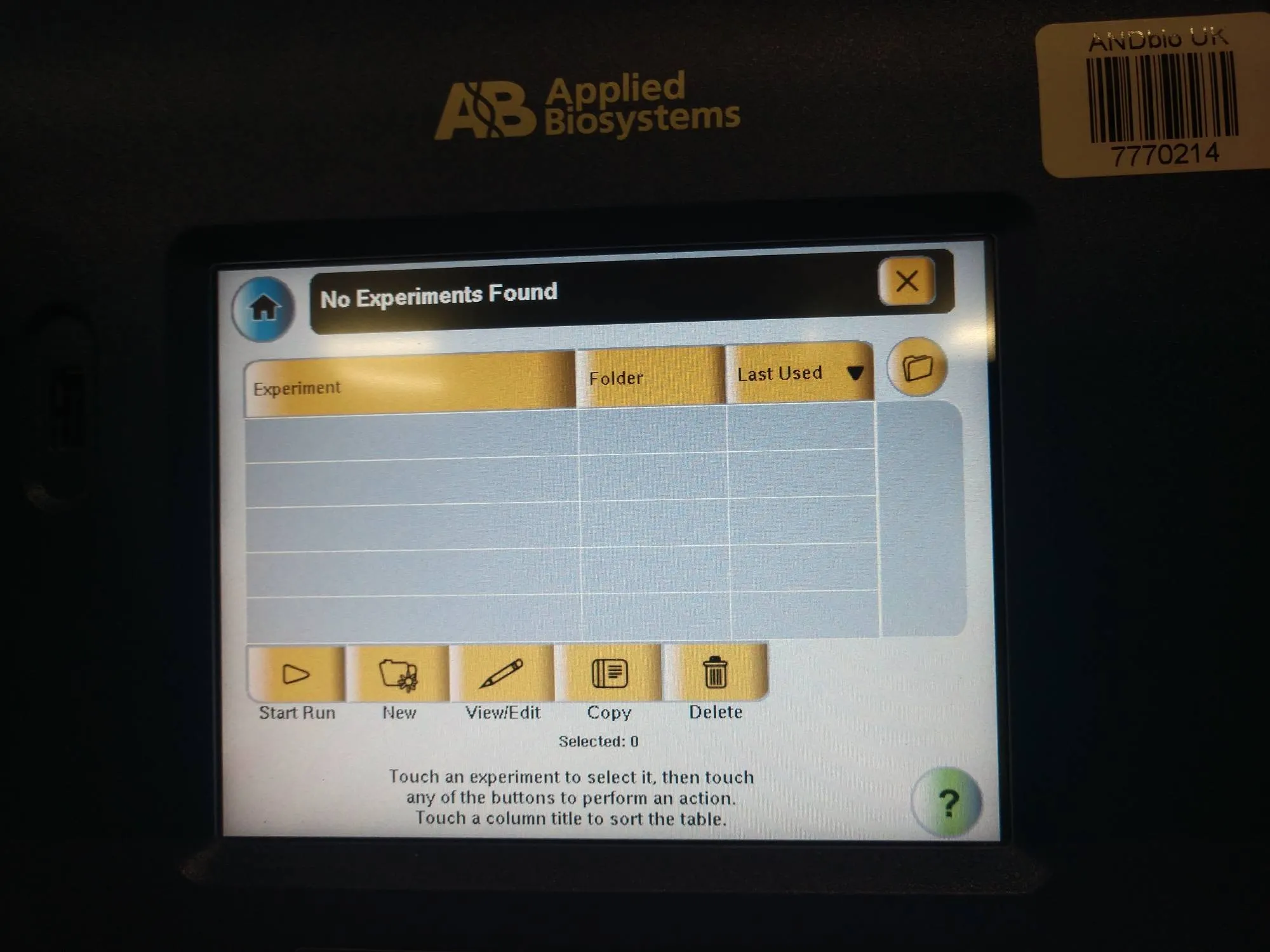 Applied Biosystems Step One Plus Real Time PCR System # 272008341