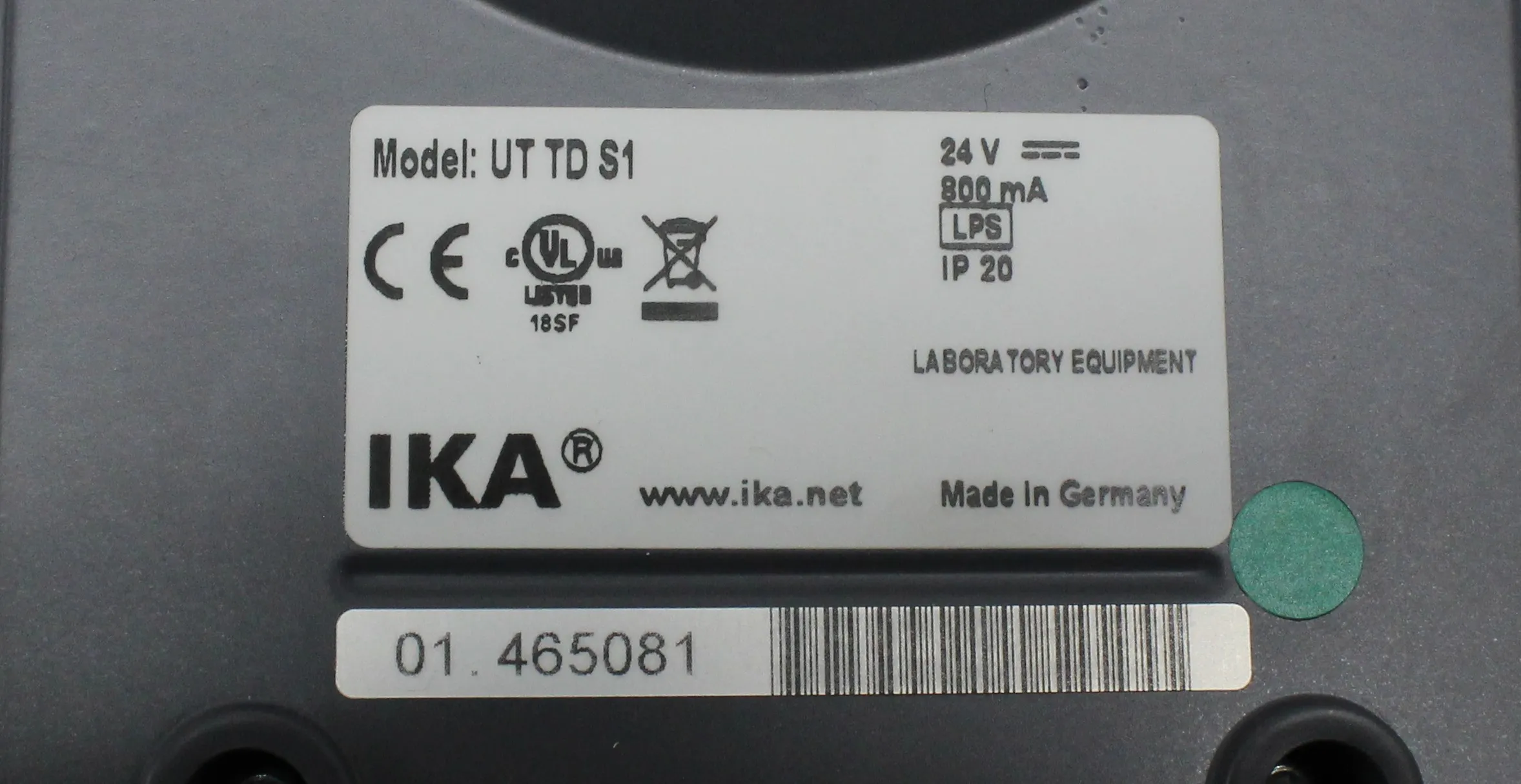 IKA Ultra Turrax Tube Drive Homogenizer