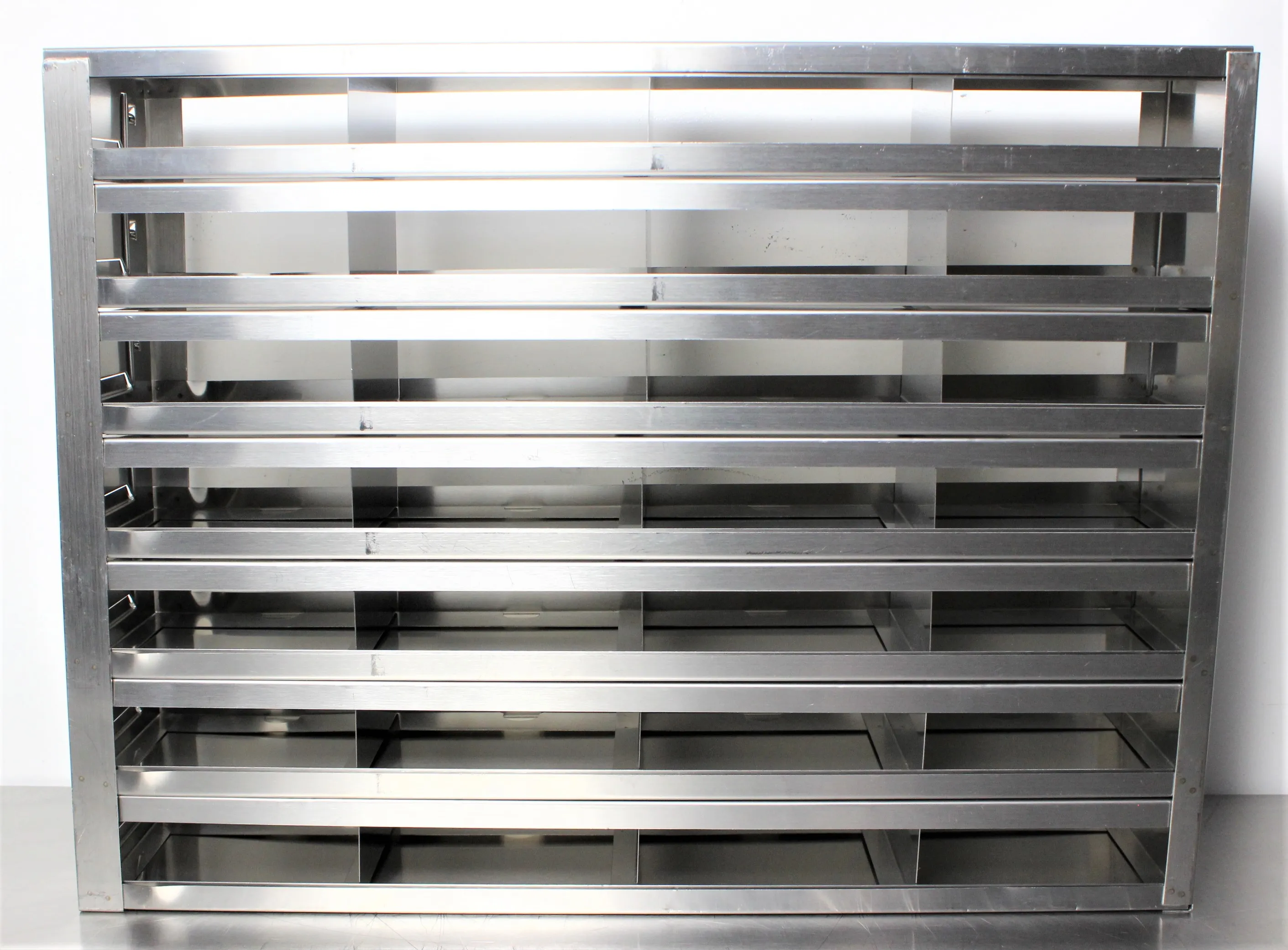 Used Freezer Storage Rack - 28 Compartments