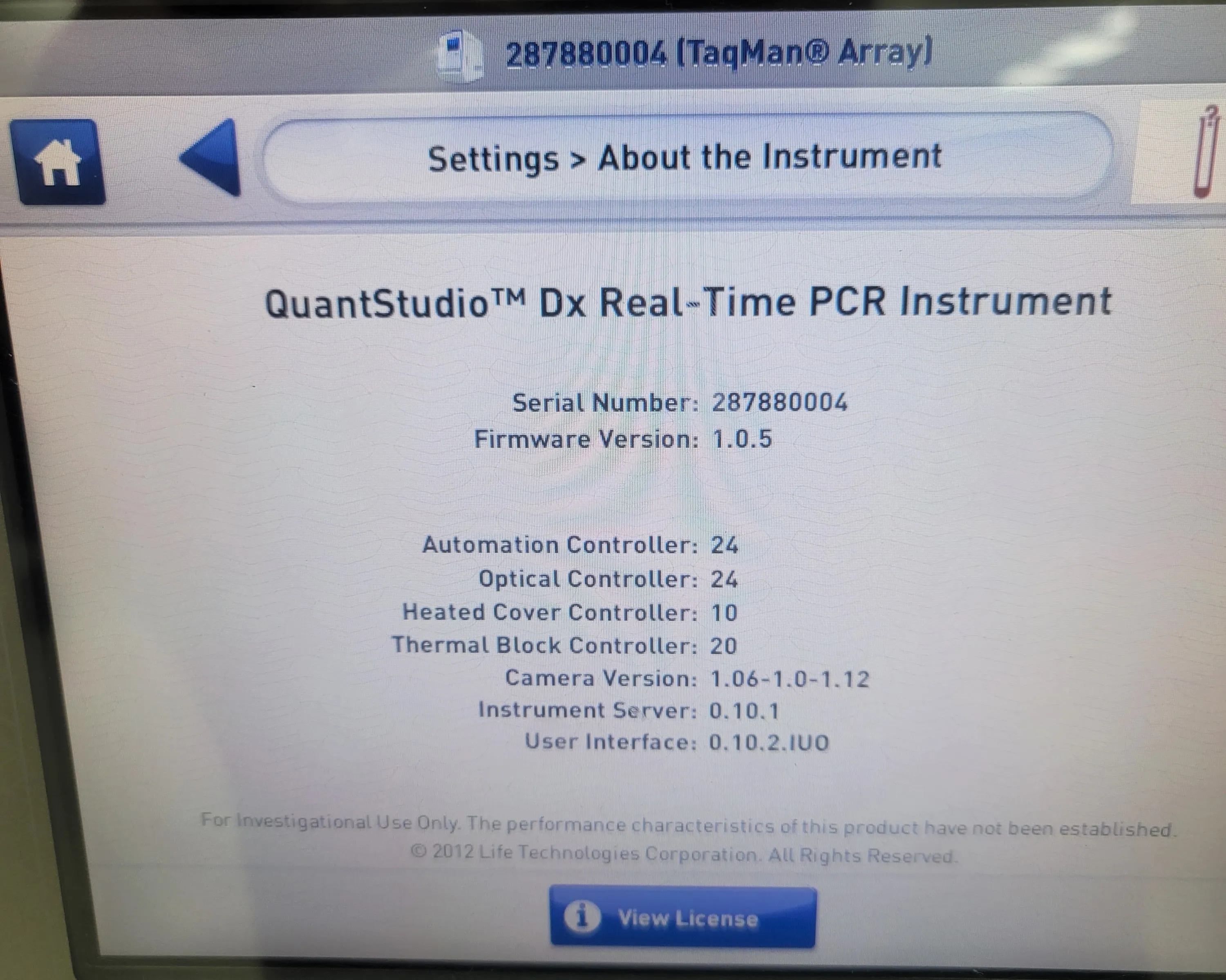 Applied Biosystems QuantStudio Dx Real-Time PCR Instrument 4470660 PCR System