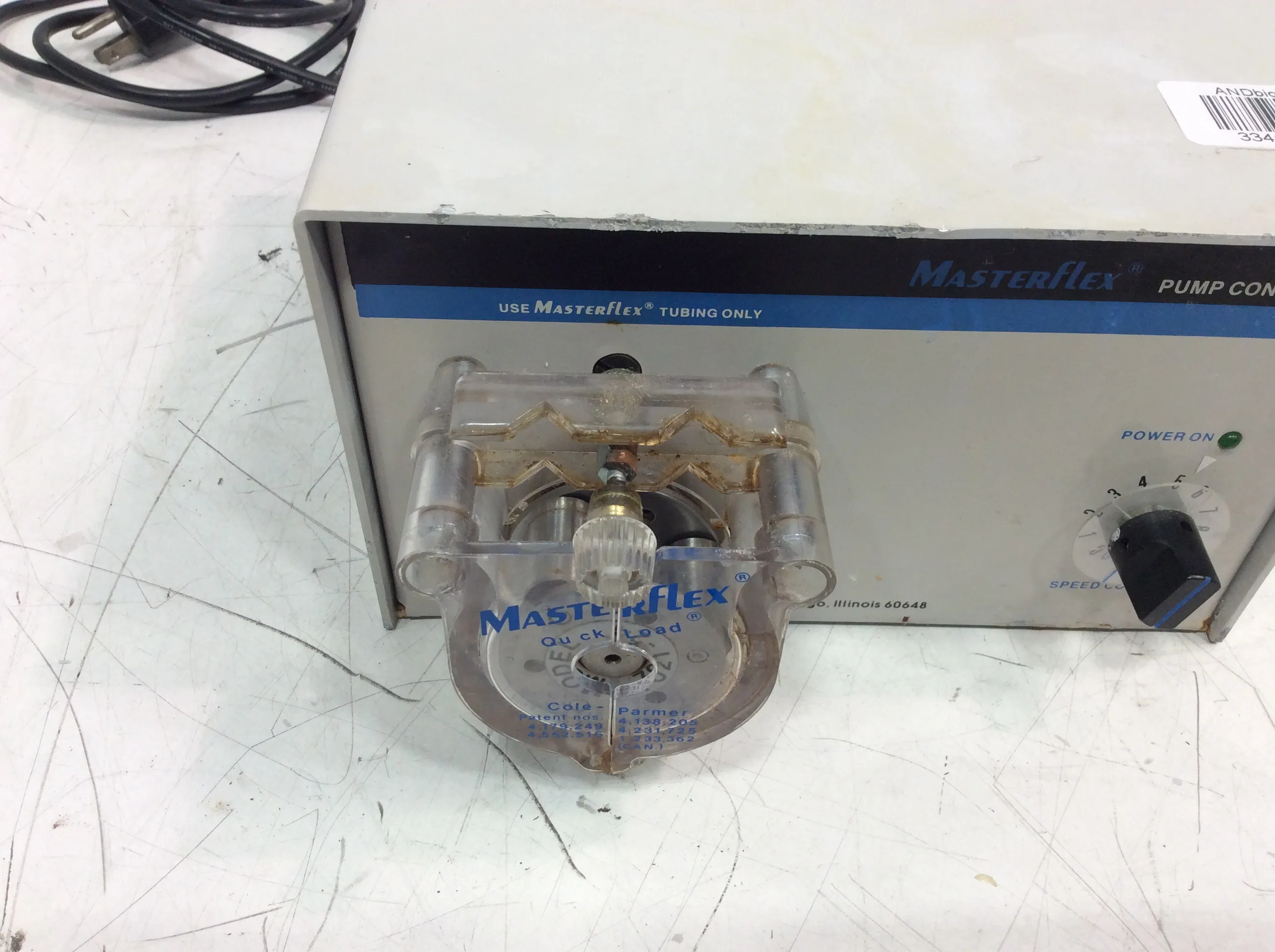 Cole-Parmer MasterFlex Pump Controller 7553-60 | PXB005A50 - Used Laboratory Peristaltic Pump