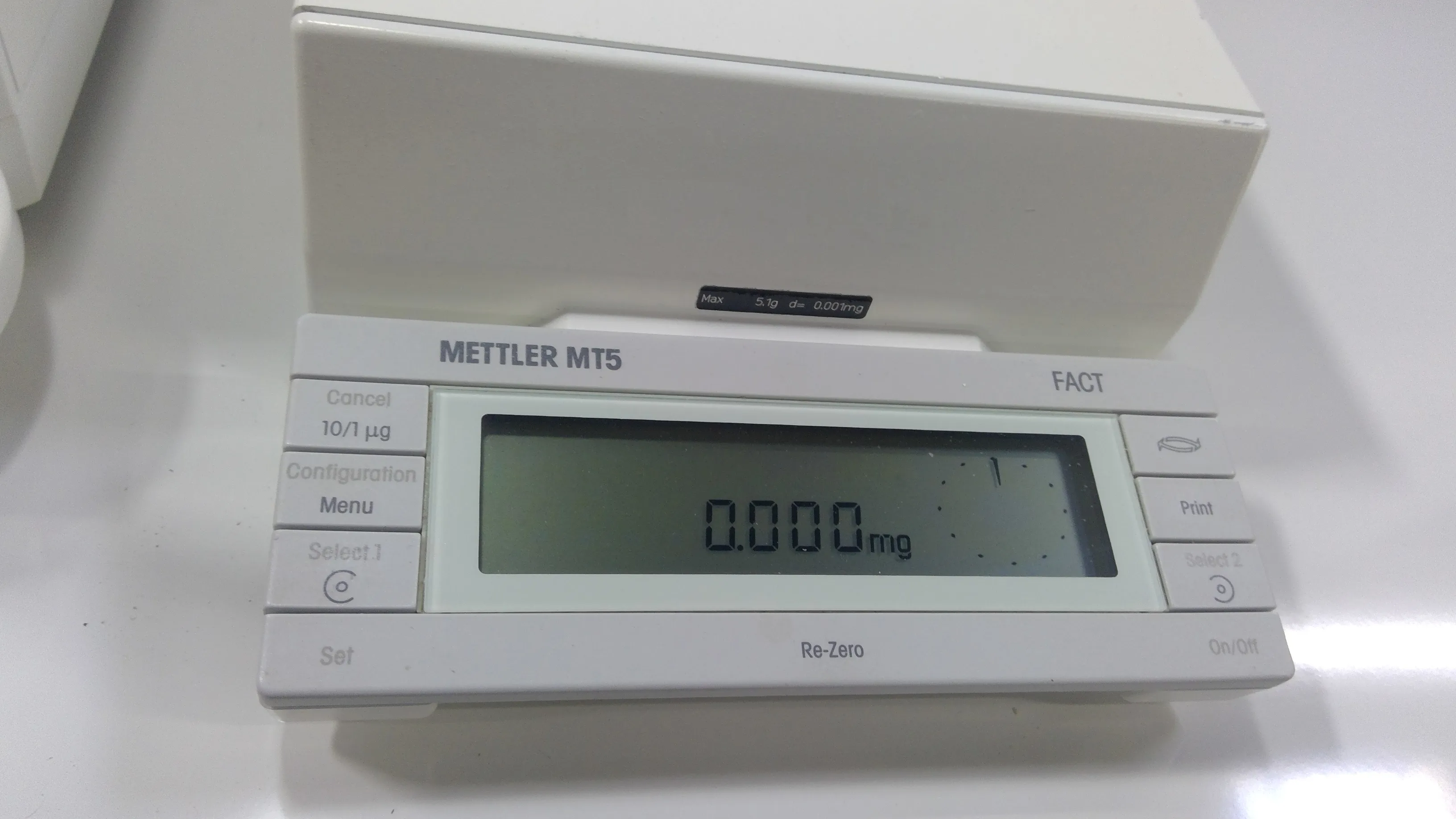 Mettler Toledo MT5 Micro Balance