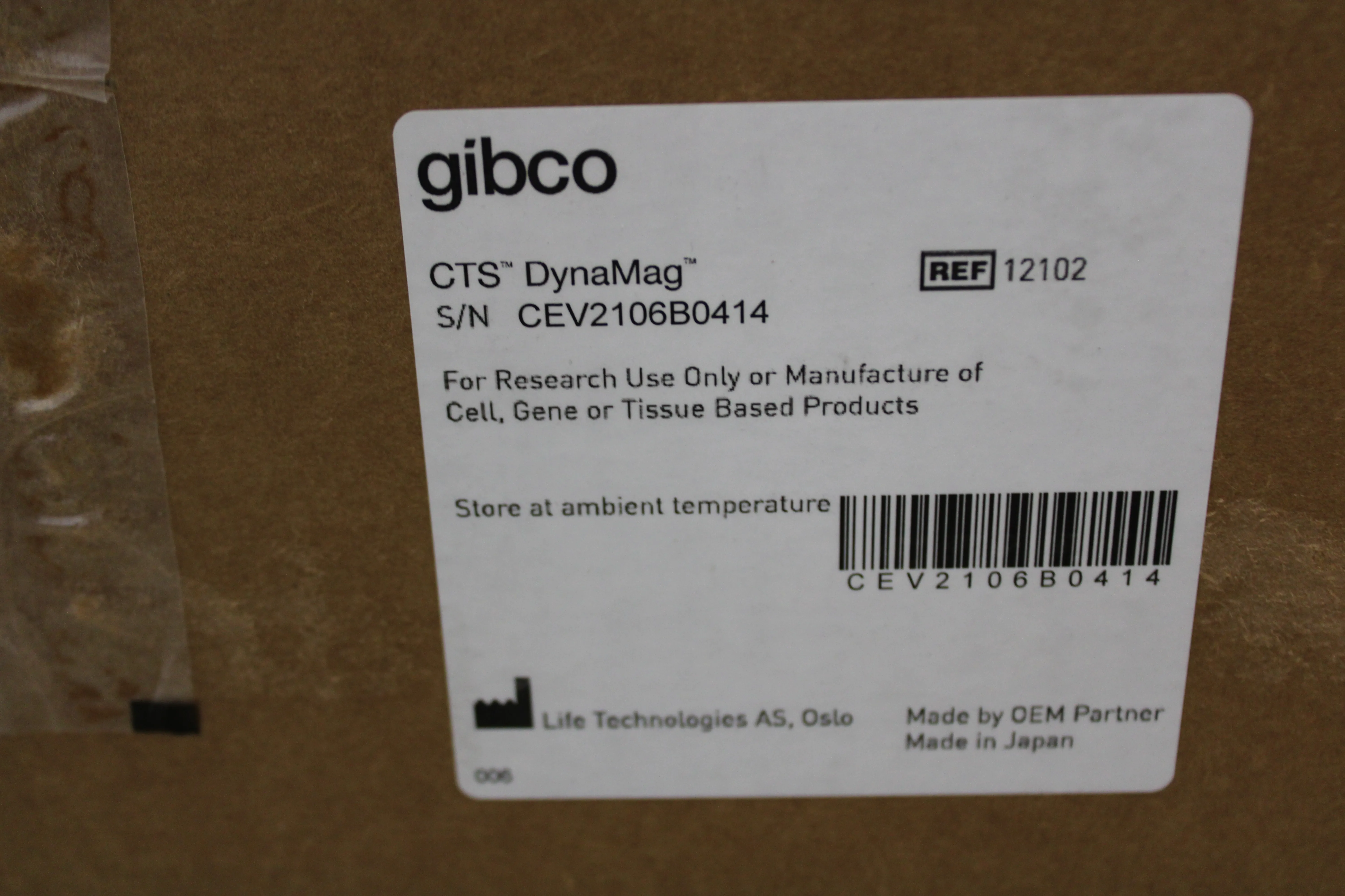 Gibco CTS DynaMag Magnet P/N:12102 - New Laboratory Mixer for Cell Isolation and T-cell Expansion