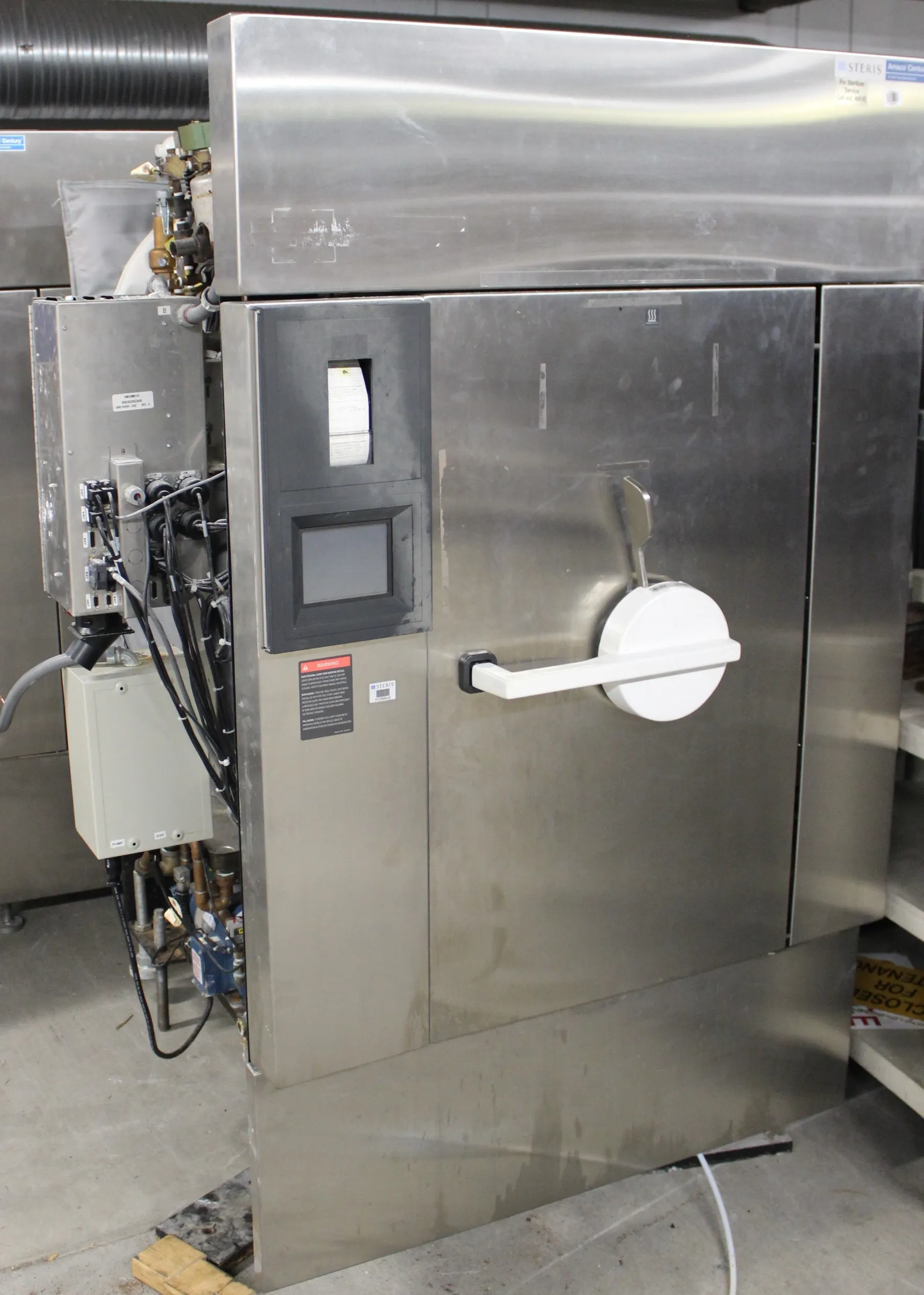 Steris SV-136H Prevac Steam Sterilizer Class 2 Used 480V 50Hz/60Hz