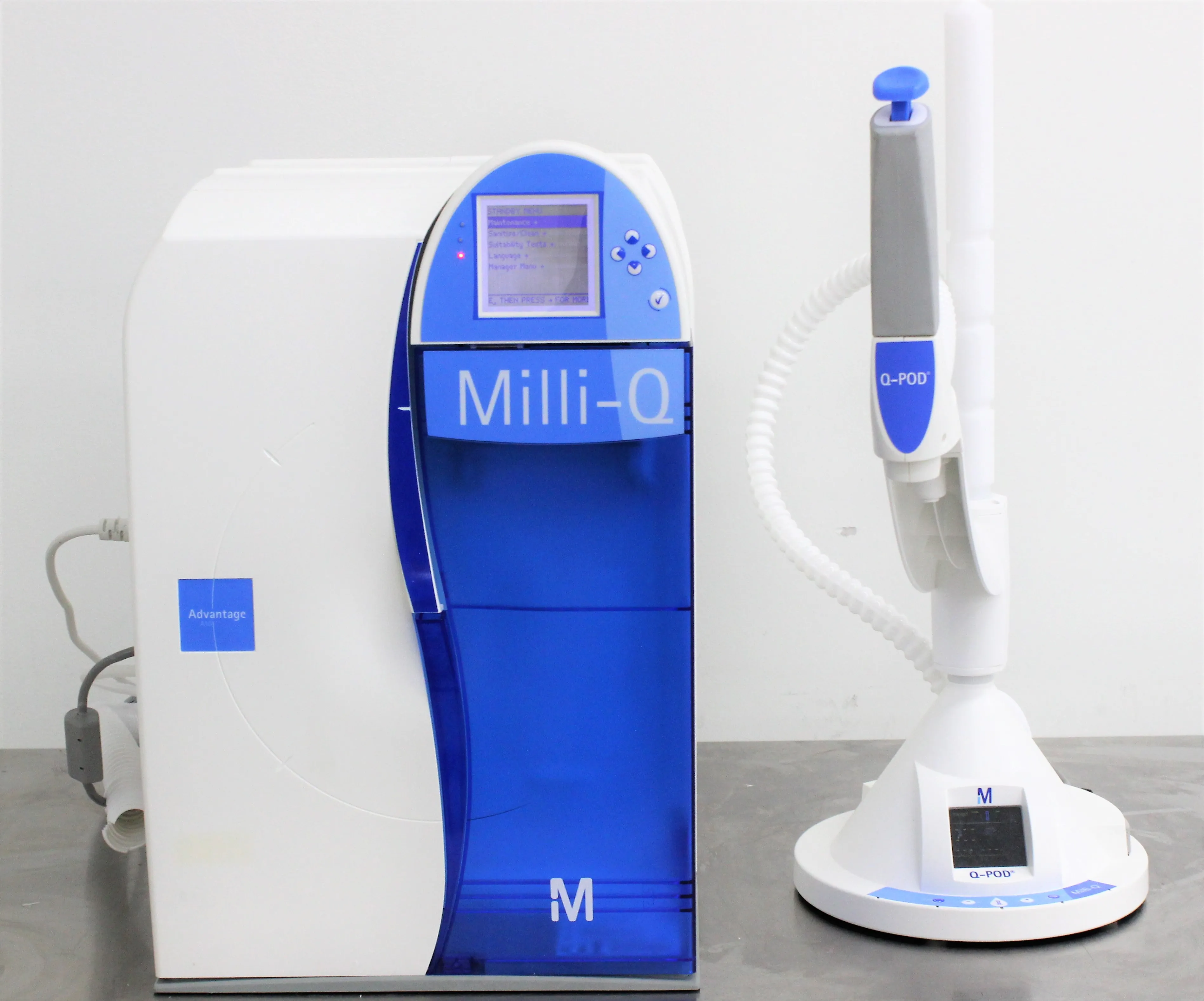 Used Millipore Milli-Q Advantage A10 Water Purification System 120V/220V 50Hz/60Hz