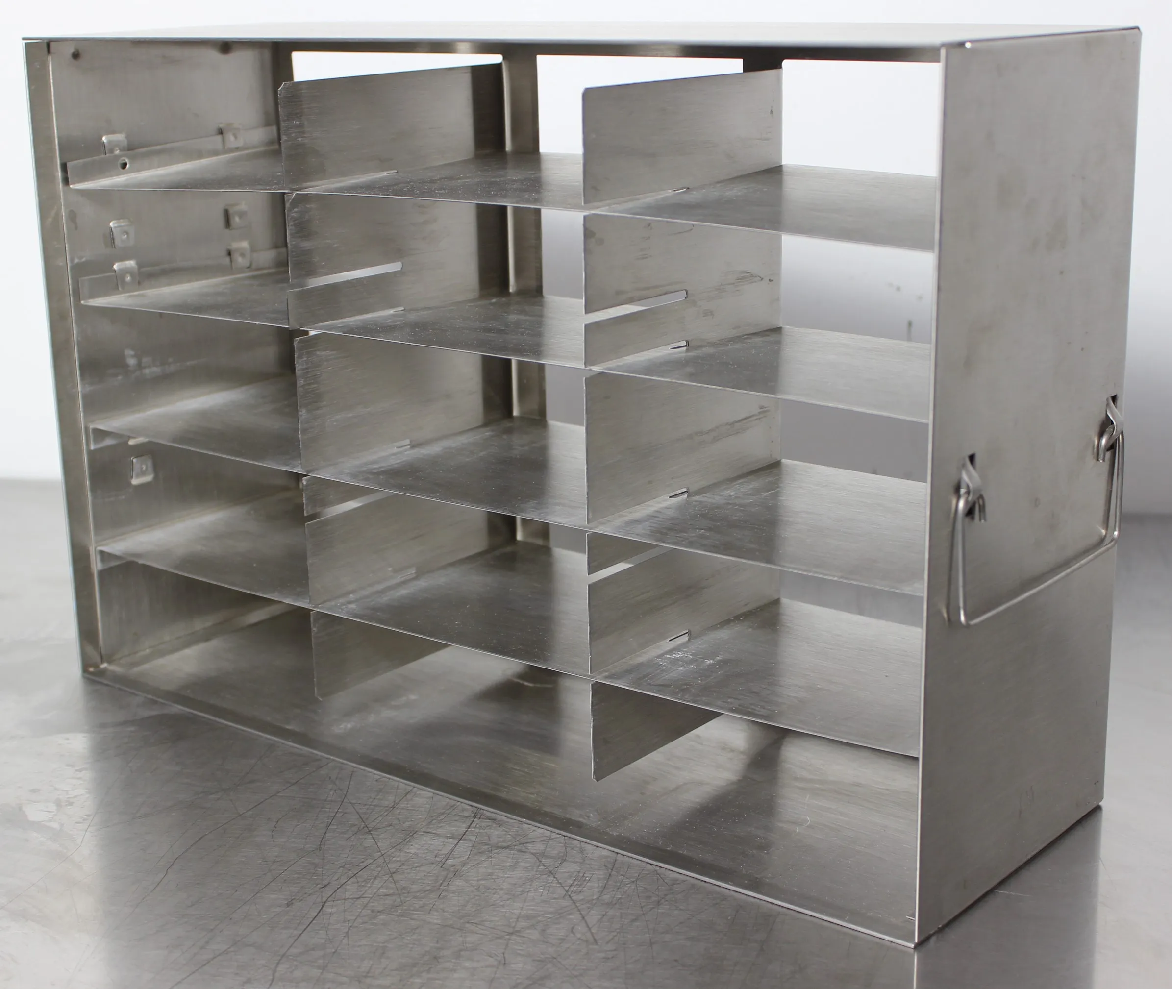 Used Freezer Storage Rack - Freezer Rack 15 Box - High-Quality Stainless Steel