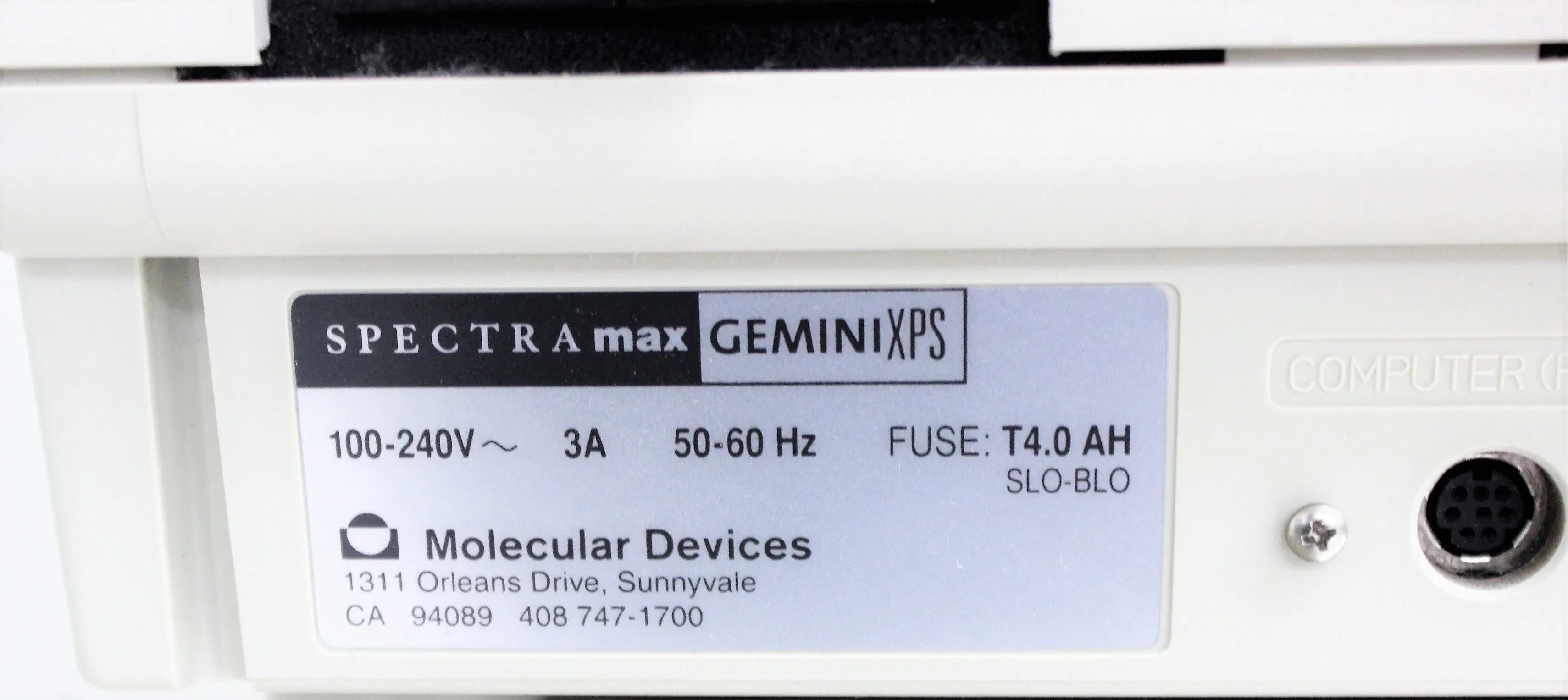 Molecular Devices Spectramax Gemini XPS Fluorometer