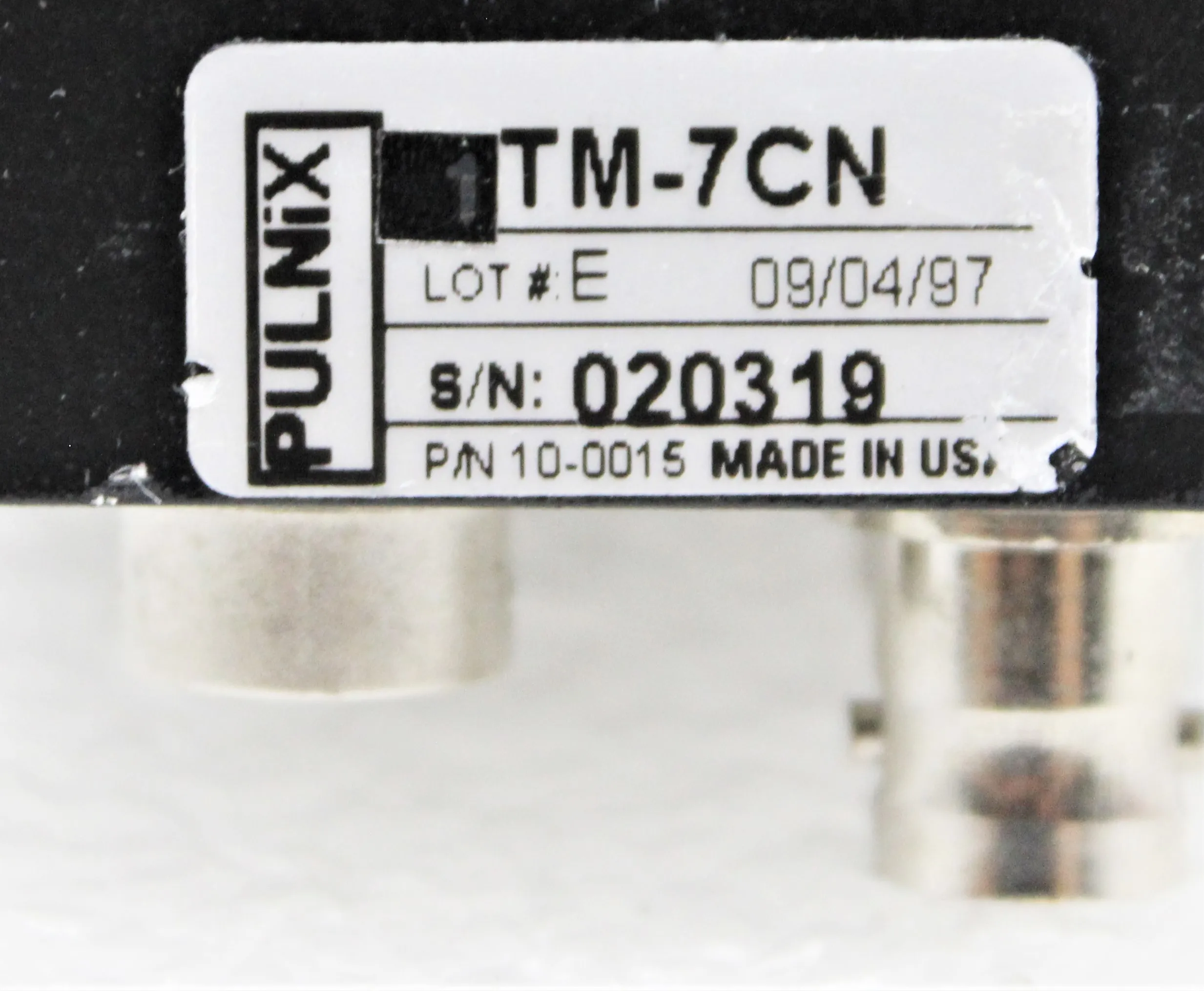 Pulnix TM-7CN CCD Imager Camera