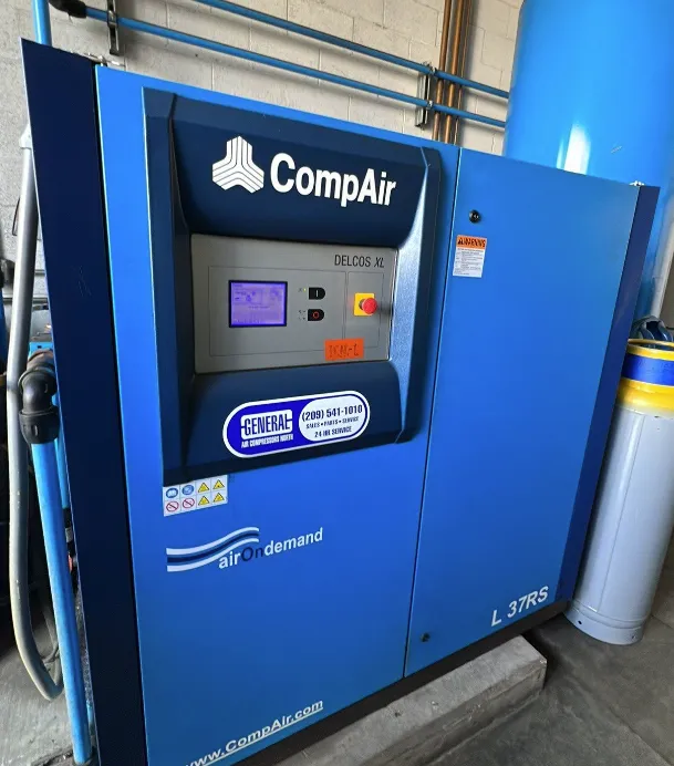 Compair L37RS Lubricated Rotary Screw Compressor