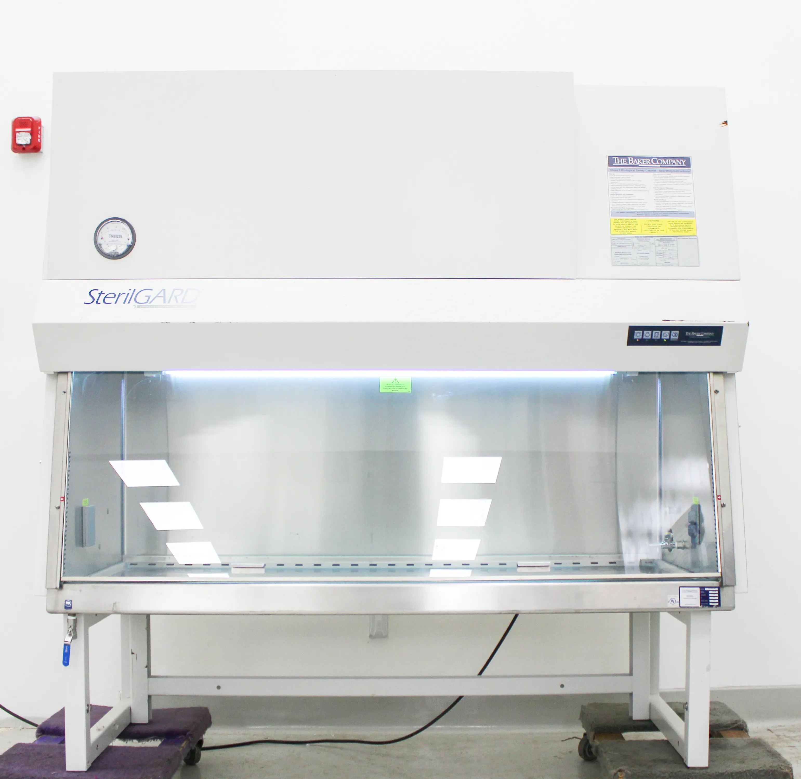 The Baker Sterilgard SG603 Class II Biosafety Cabinet SG 603A-HE Biosafety Cabinet