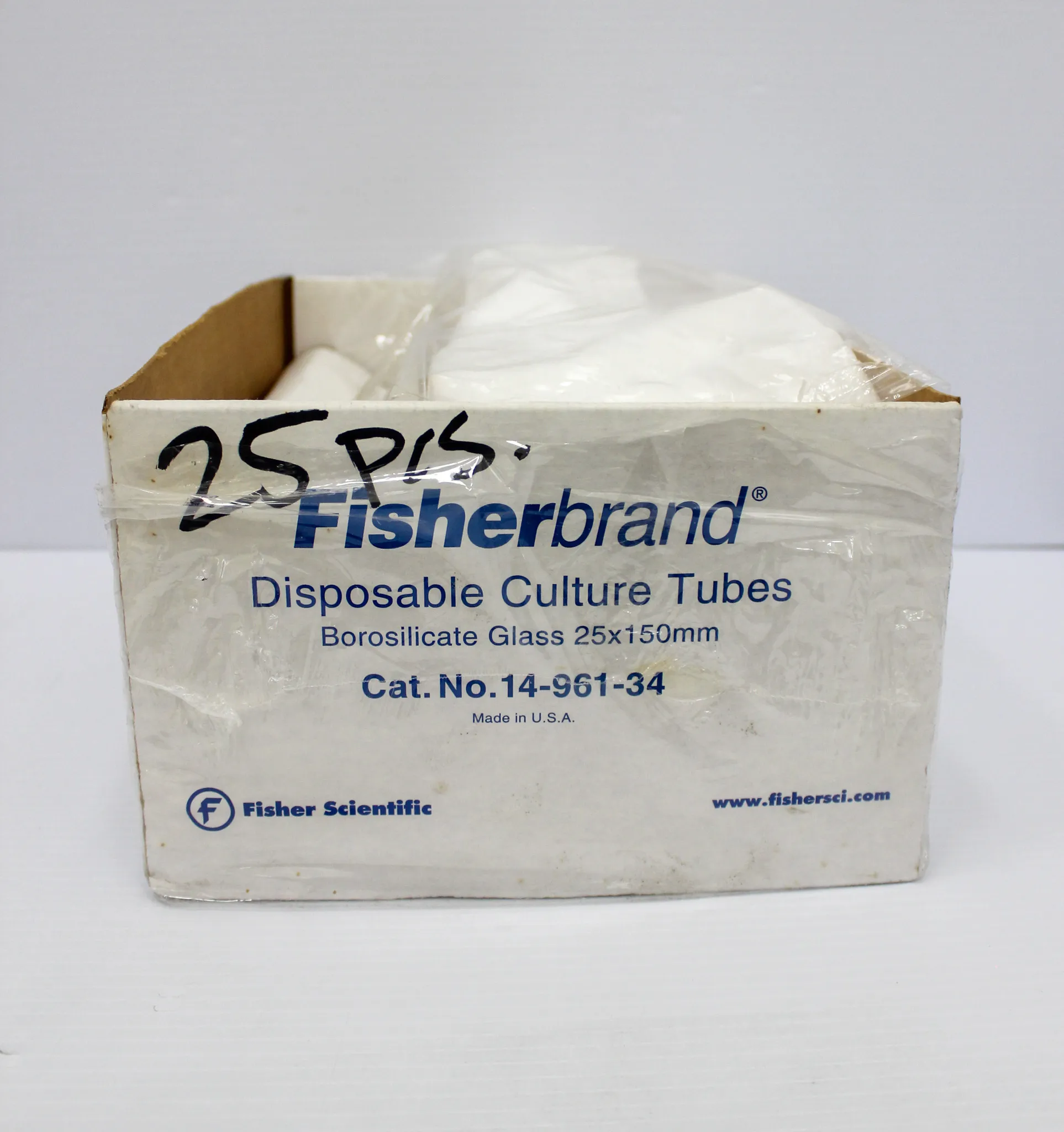 Fisherbrand Disposable Culture Tubes Borosilicate Glass 25x150mm