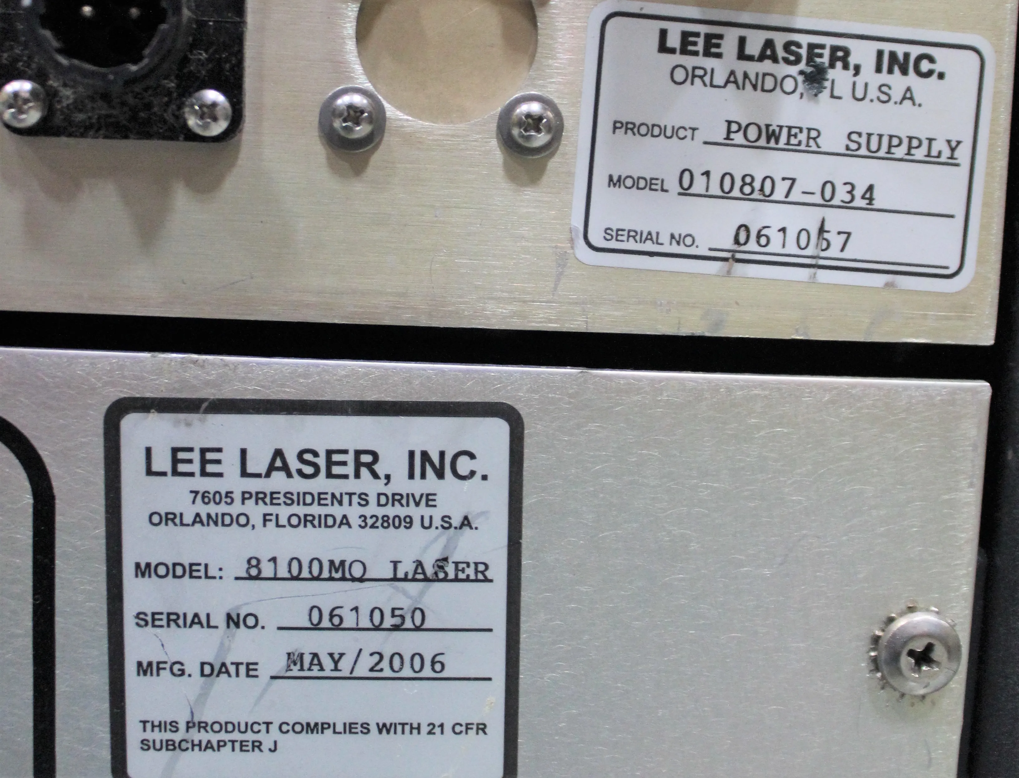 Lee Laser 8100MQ Power Supply