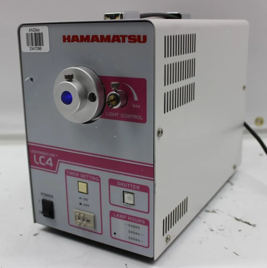 Hamamastu Lightningcure UV Spot Light Source  LC4 L8444-01