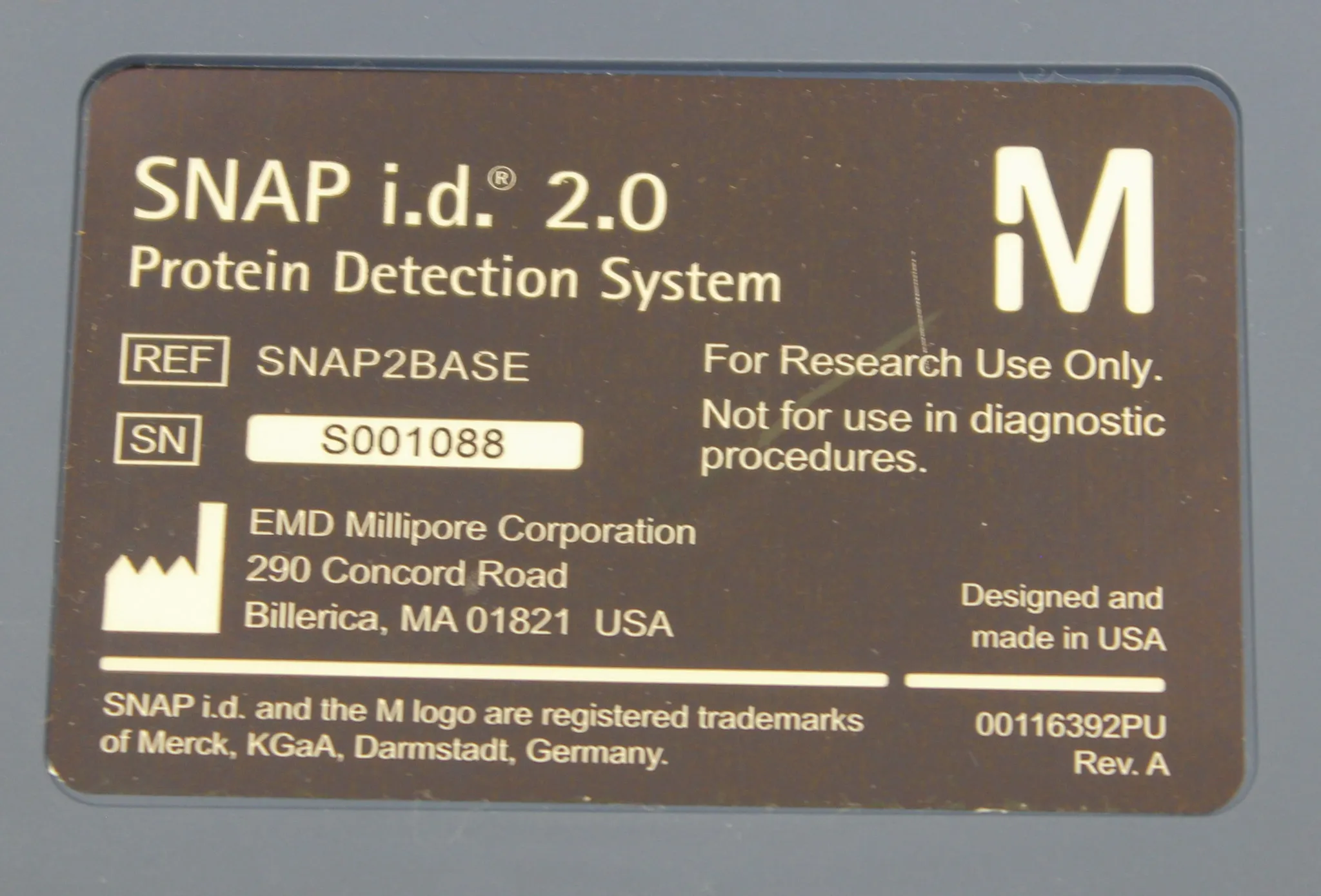 Millipore SNAP i.d. 2.0 Protein Detector System