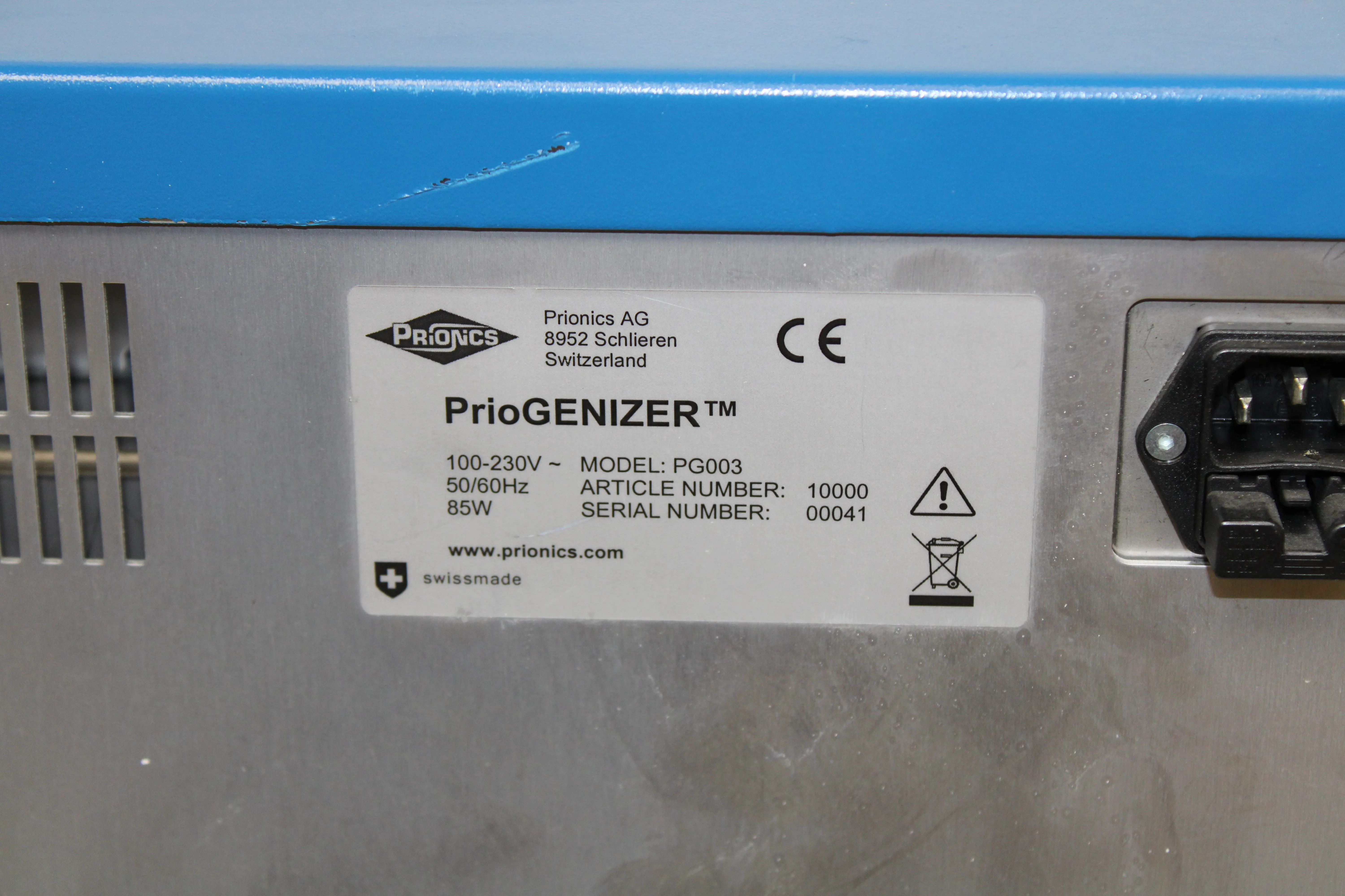 Prionics PrioGENIZER Homogenizer