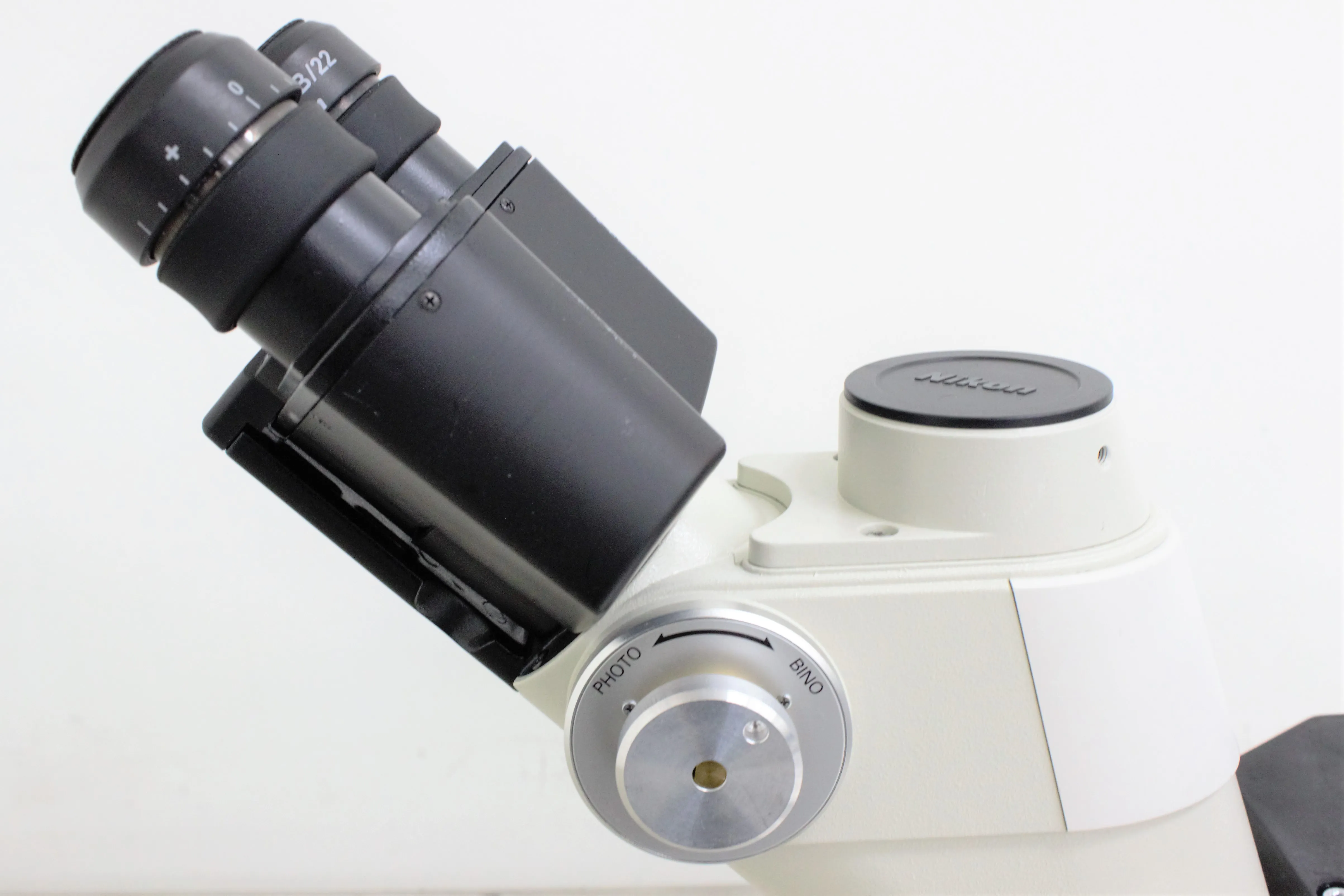 Nikon Eclipse TS100-F Inverted Microscope with Epi-fluorescence, Trinocular Head, and CFI-60 Lenses