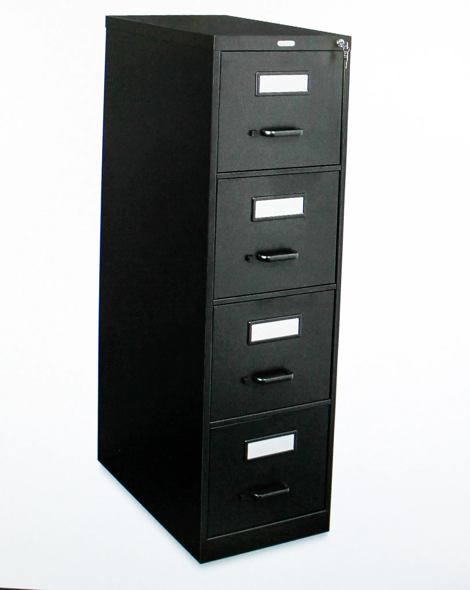 ULINE Vertical File Cabinet with 4 drawer-Black model: H-1915BL