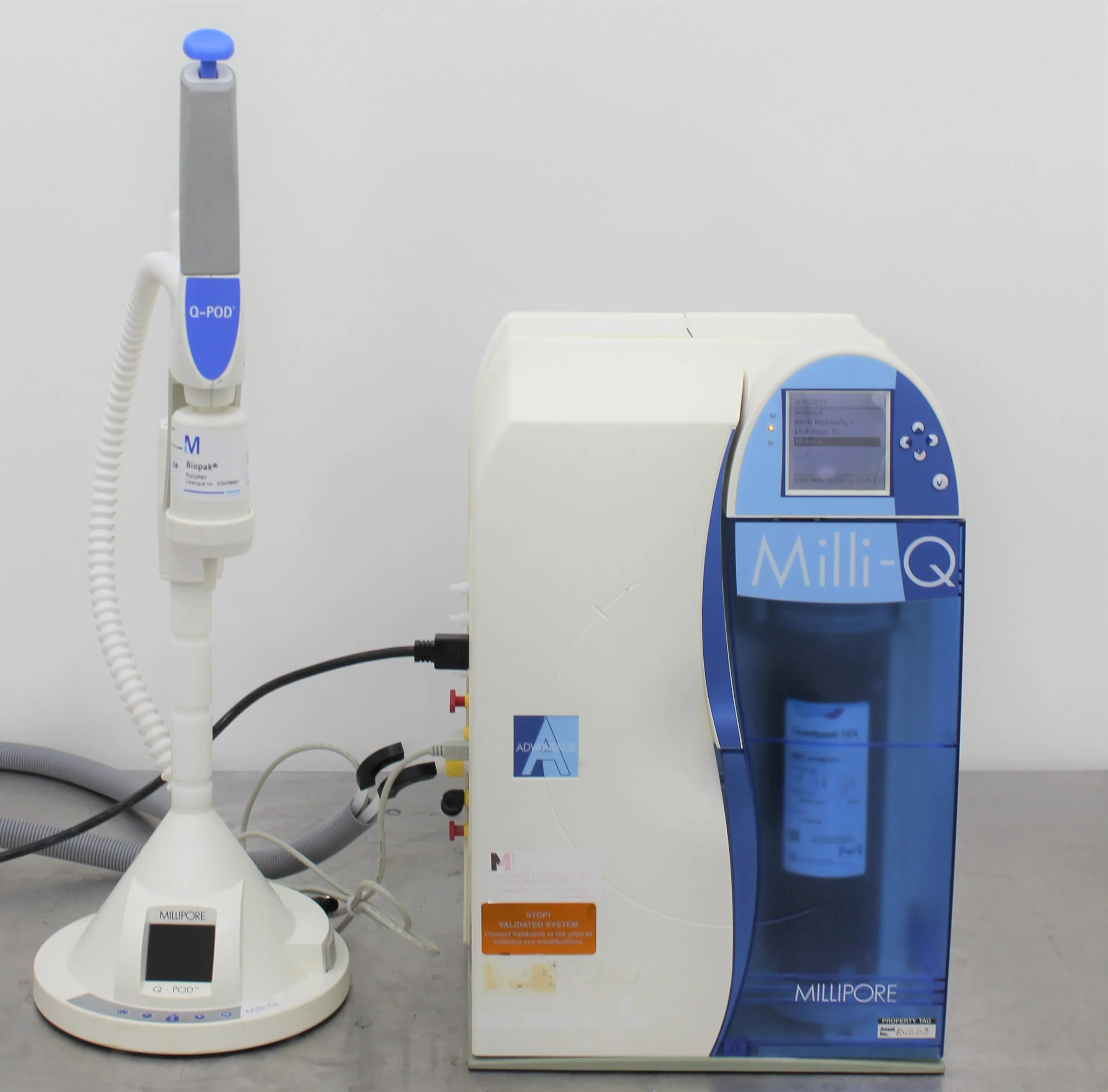 Used Millipore Water Purification System Advantage A10 - 120V/220V