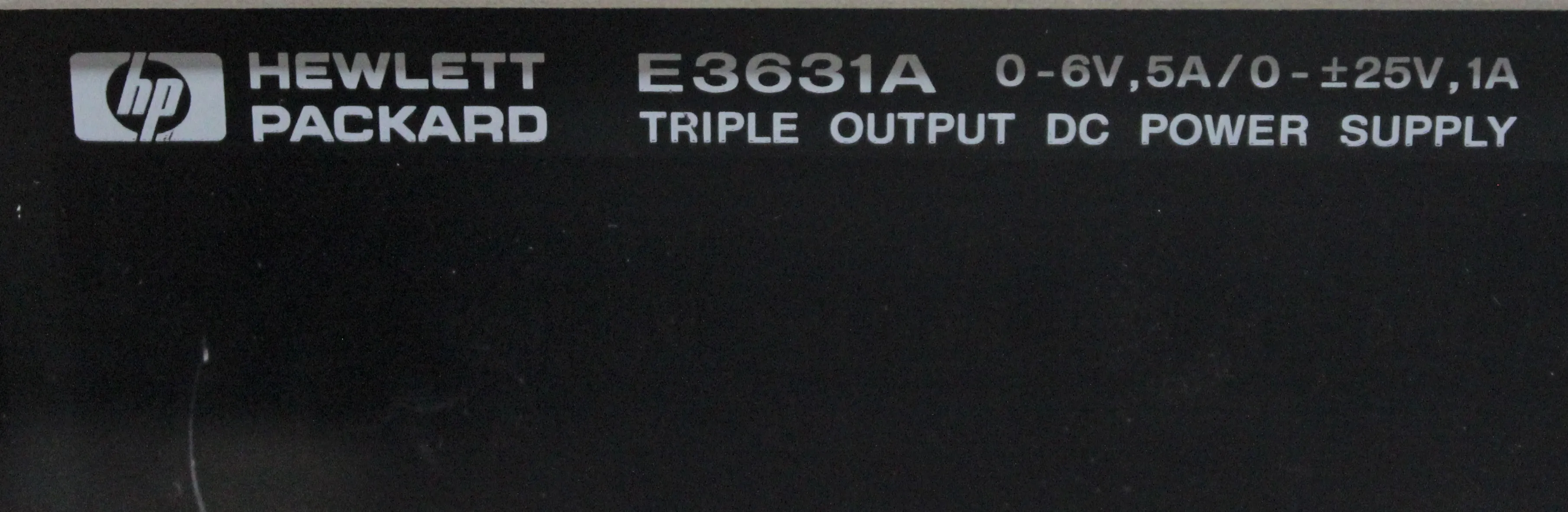 Hewlett Packard E3631A Triple Output DC Power Supply with GPIB and RS-232 Interfaces