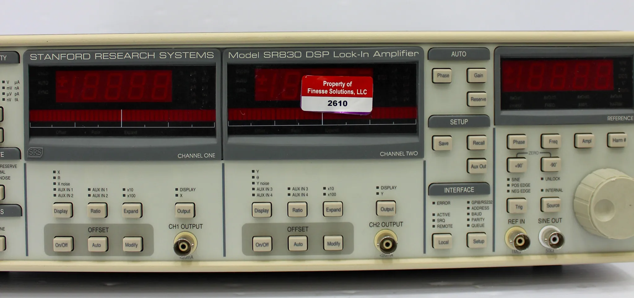 Stanford Research Systems Model: SR830 DSP Lock-In Amplifier